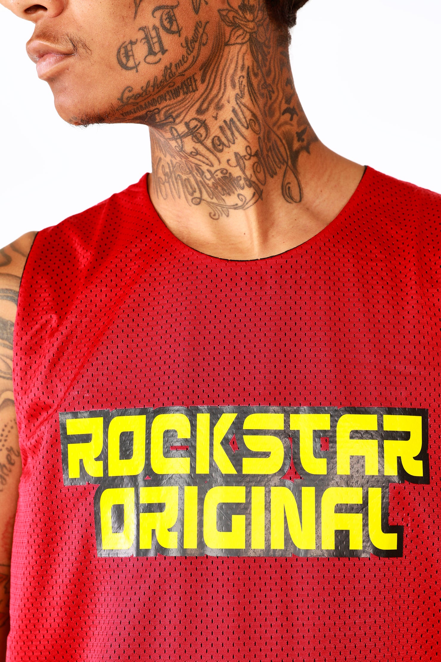 Ronaldo Graphic Printed Jersey- Red