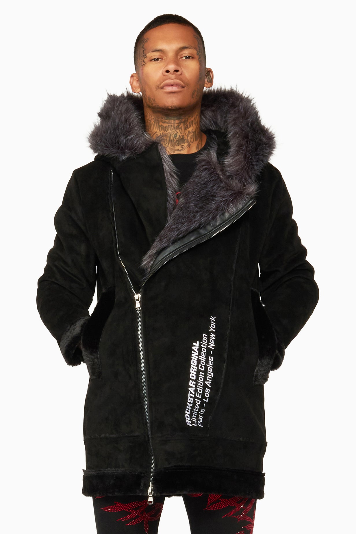 Keegan 3.0 Black Faux Fur Jacket