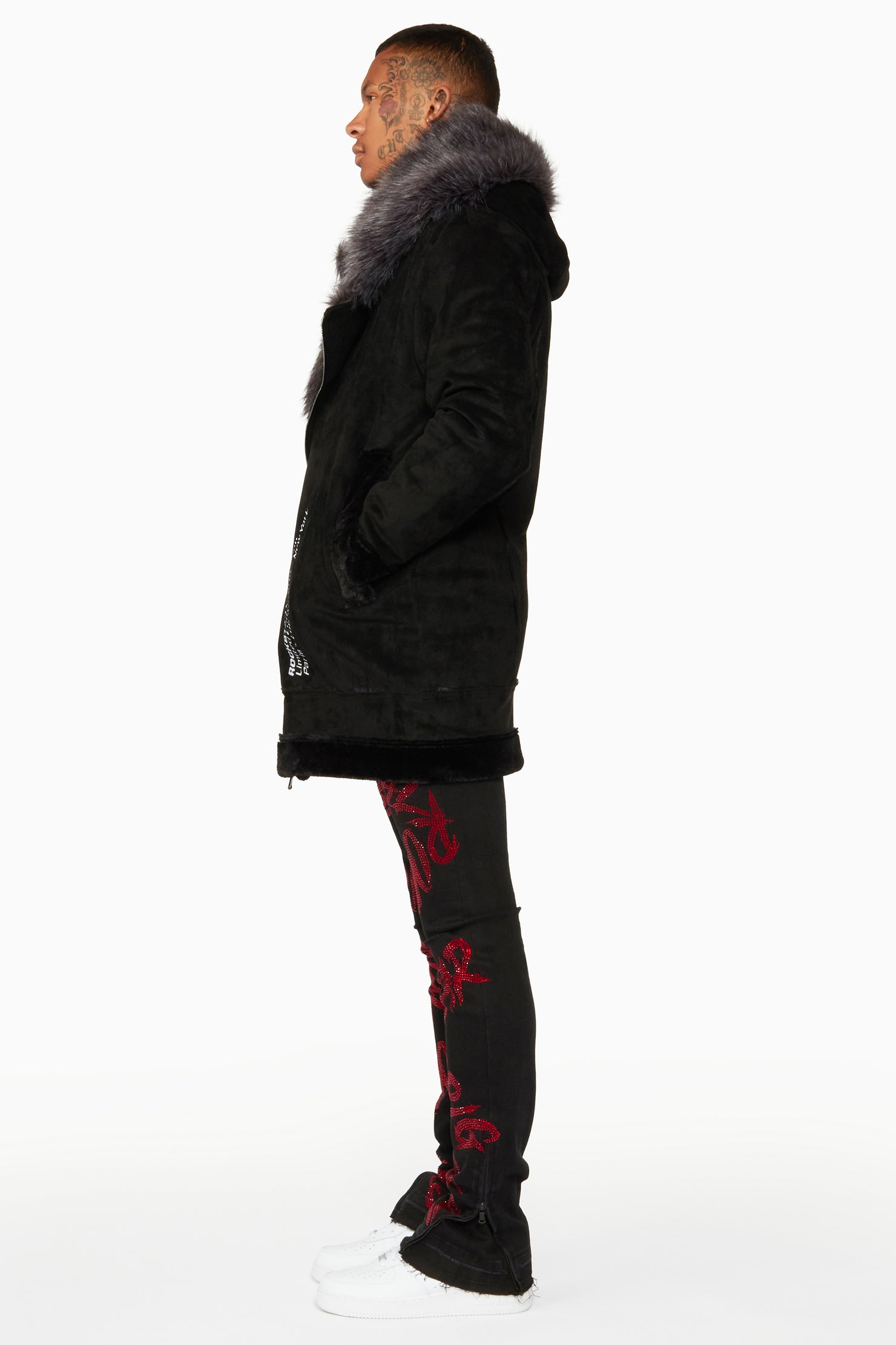 Keegan 3.0 Black Faux Fur Jacket