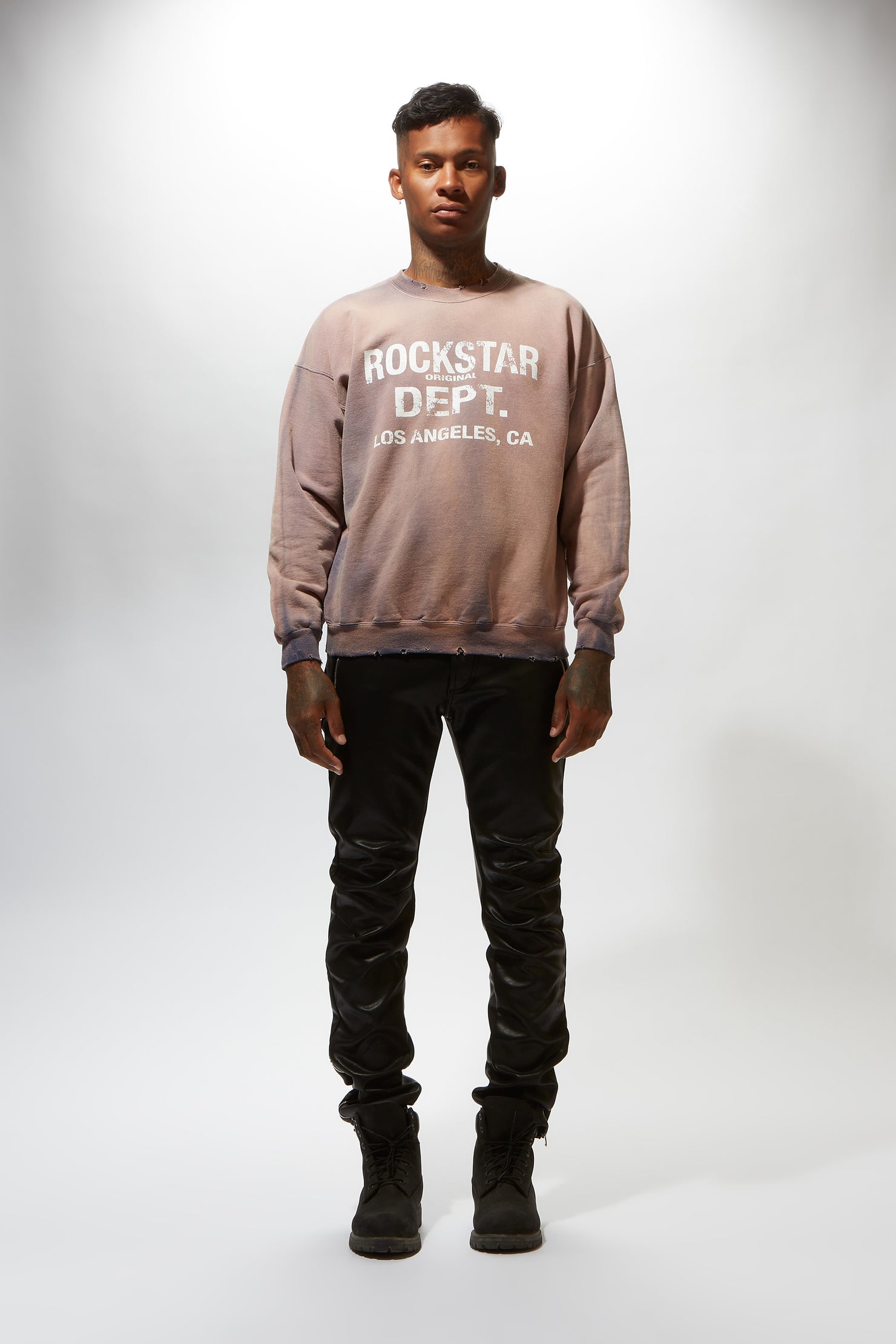 Telly Wine Graphic Crewneck