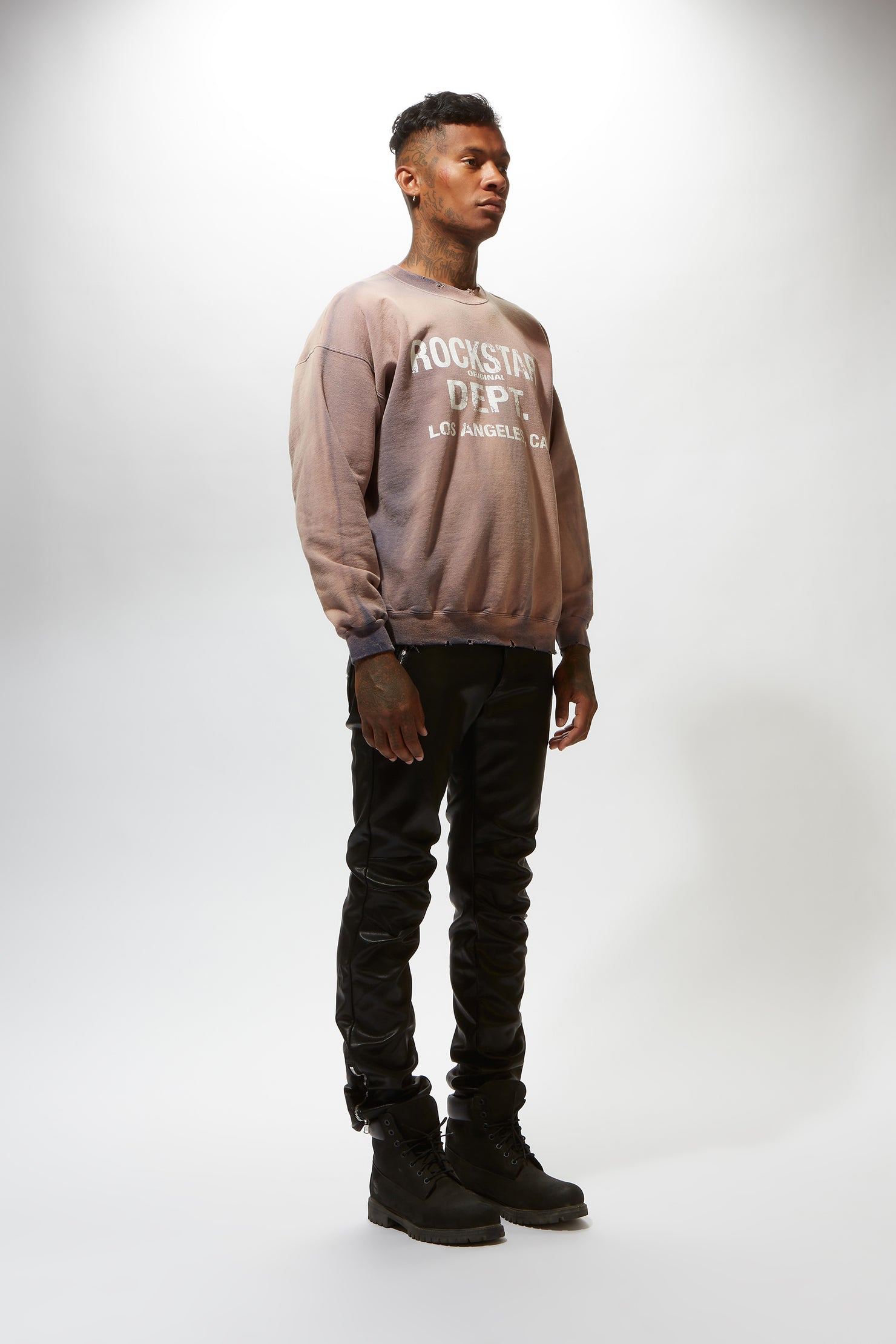 Telly Wine Graphic Crewneck