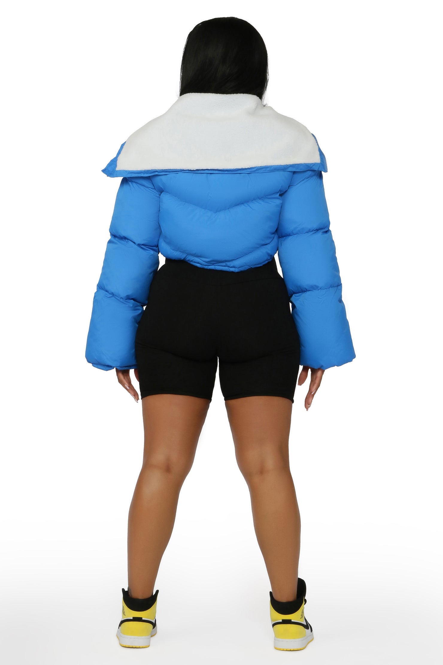 Meet Me After School Royal Blue Puffer Jacket