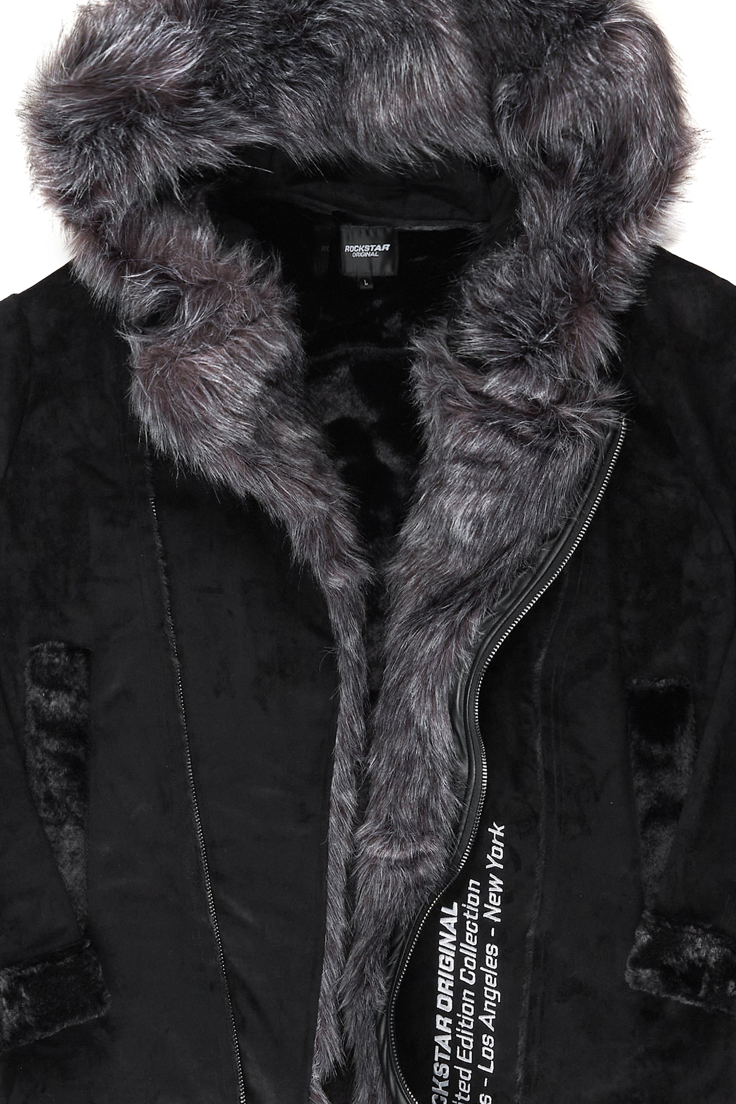 Keegan 3.0 Black Faux Fur Jacket