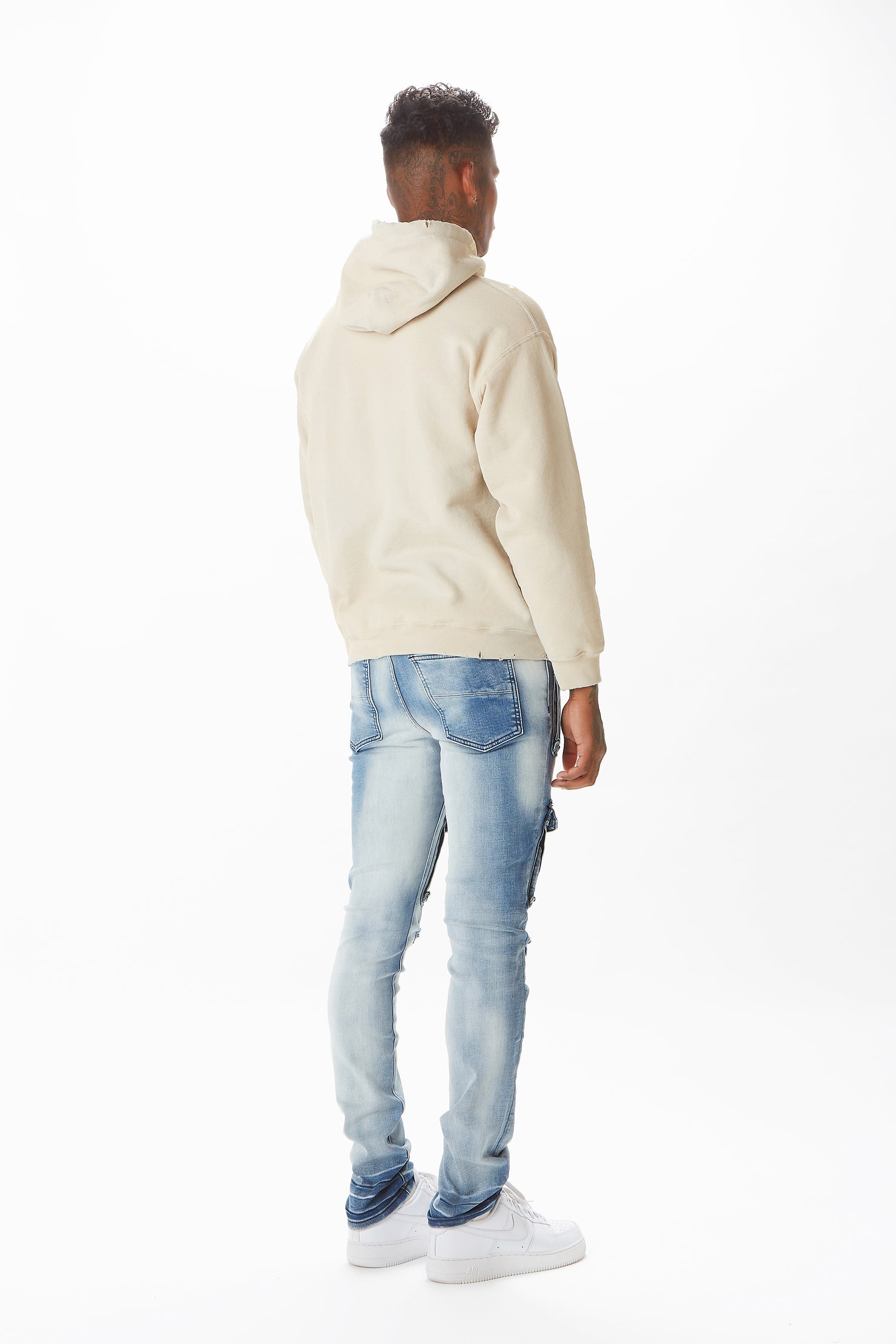 Art Dist. Beige Graphic Hoodie