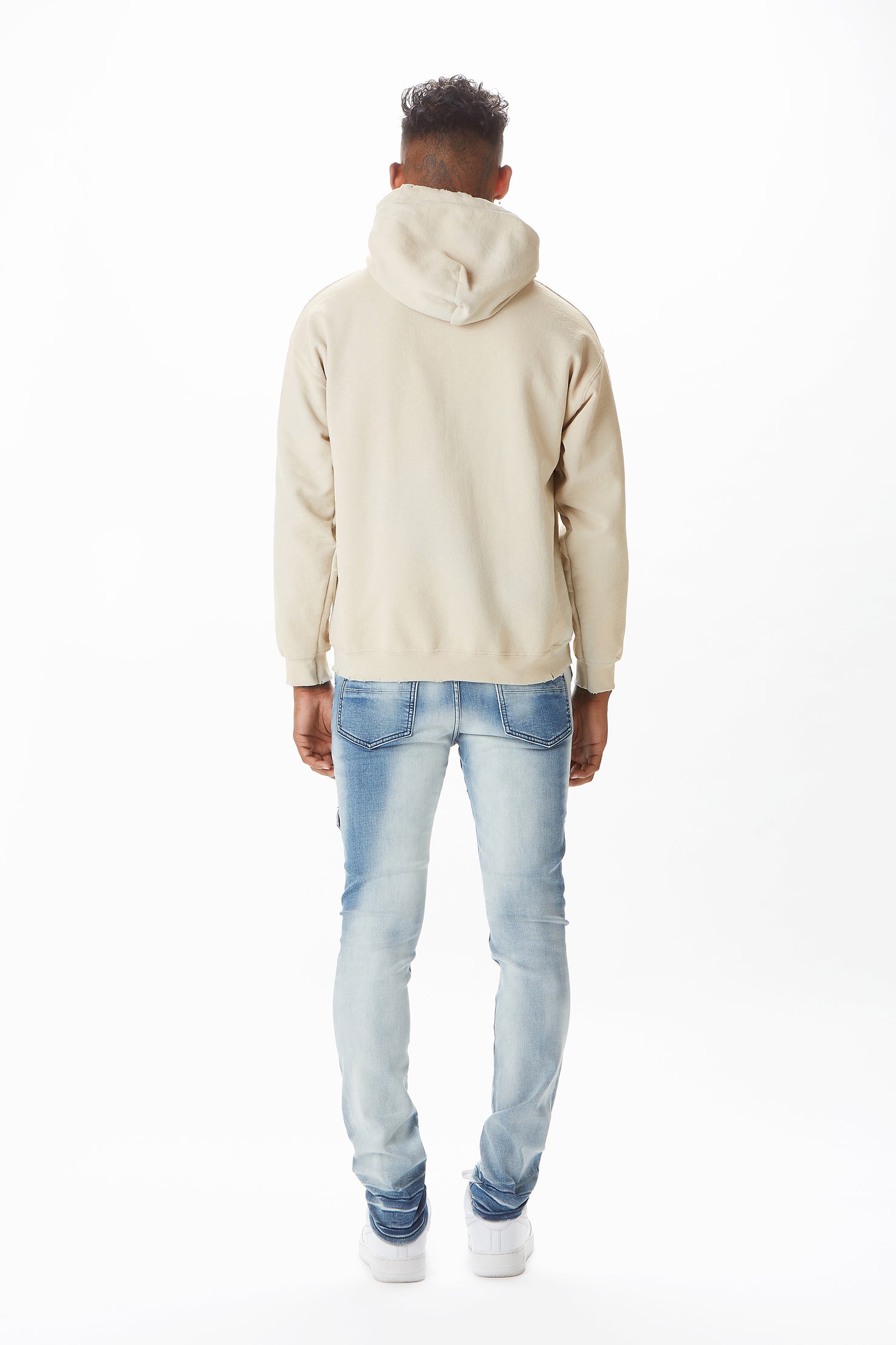 Art Dist. Beige Graphic Hoodie