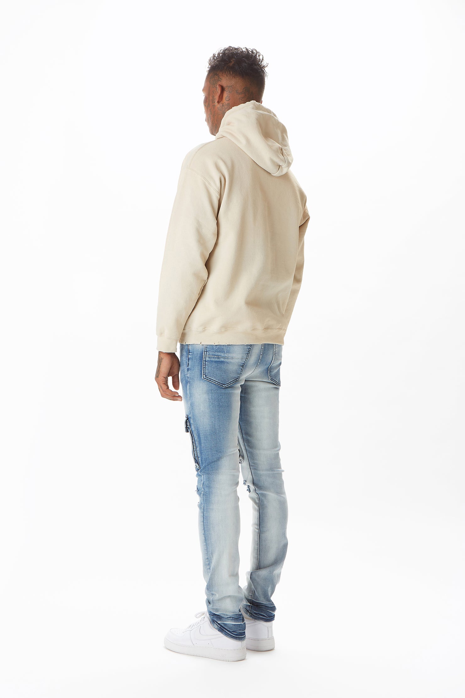 Art Dist. Beige Graphic Hoodie