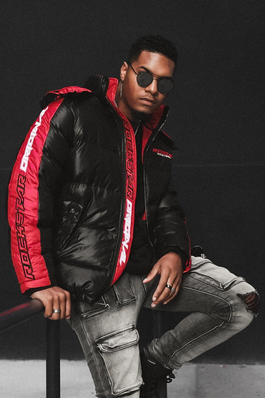 Alasia Black Puffer Jacket