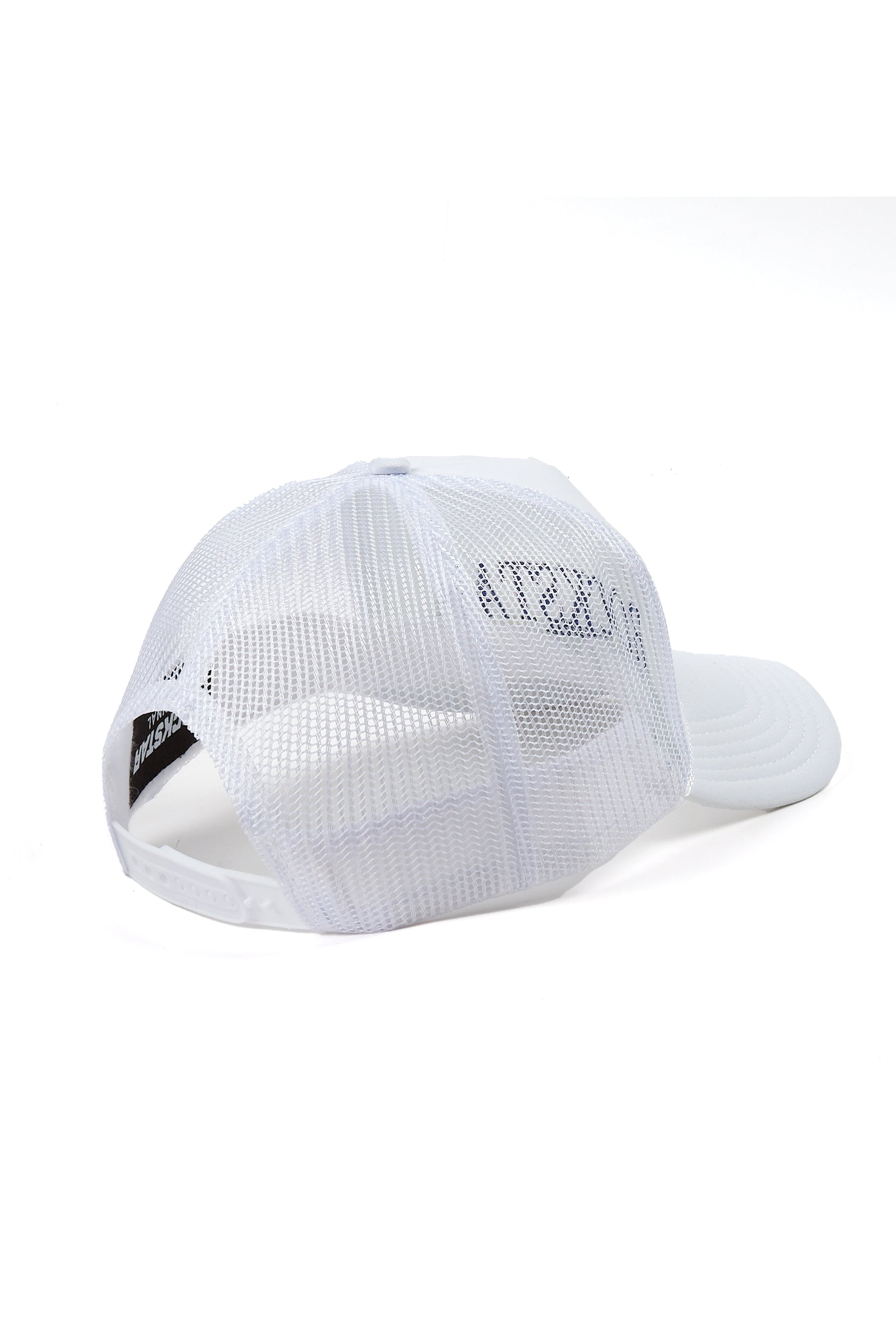 Octavio White/Blue Trucker Hat