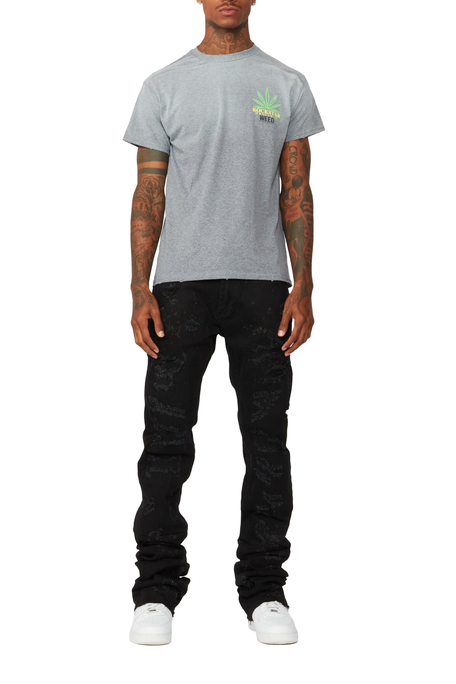 Chong Grey Graphic T-Shirt