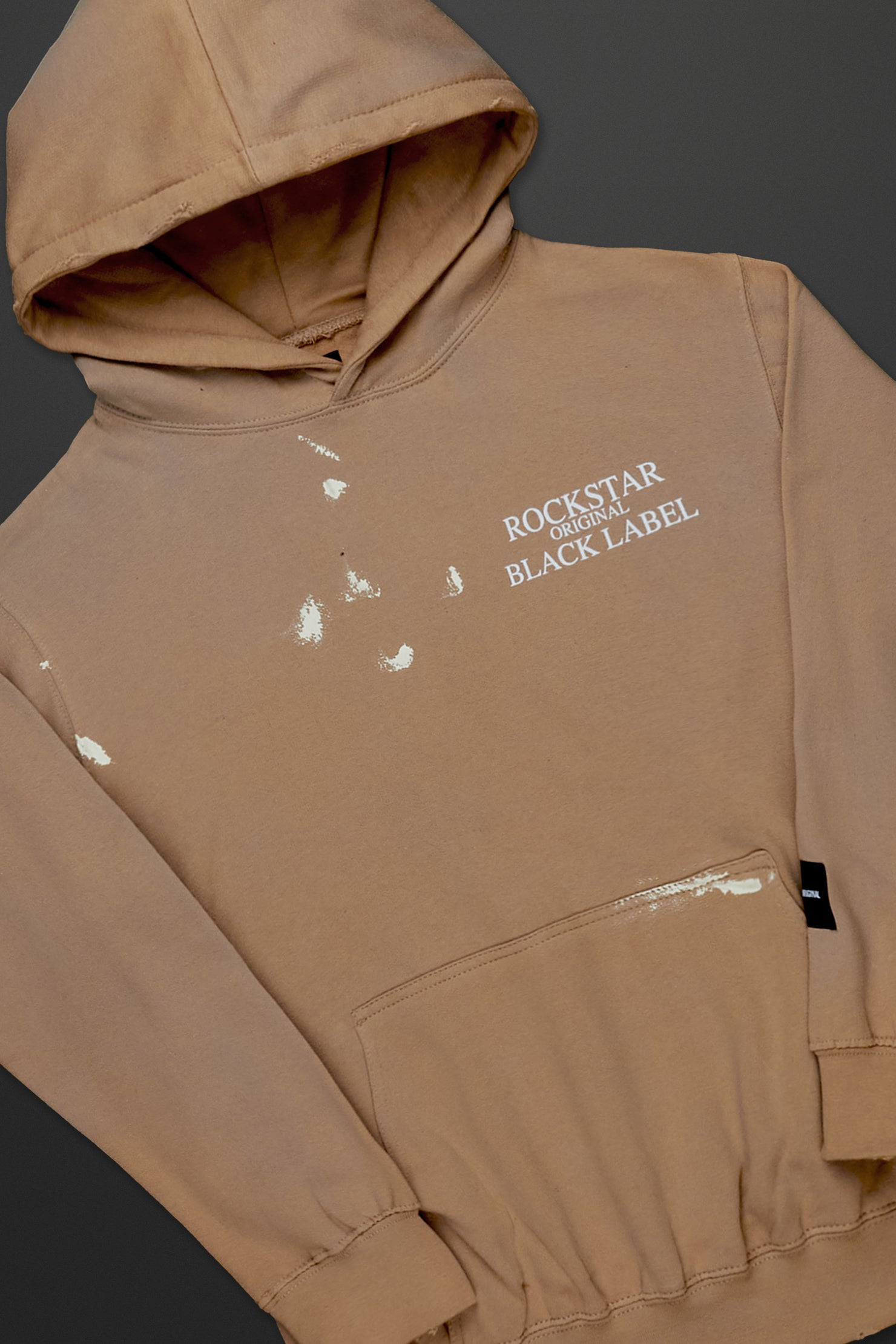 Art Dist. Beige Graphic Hoodie