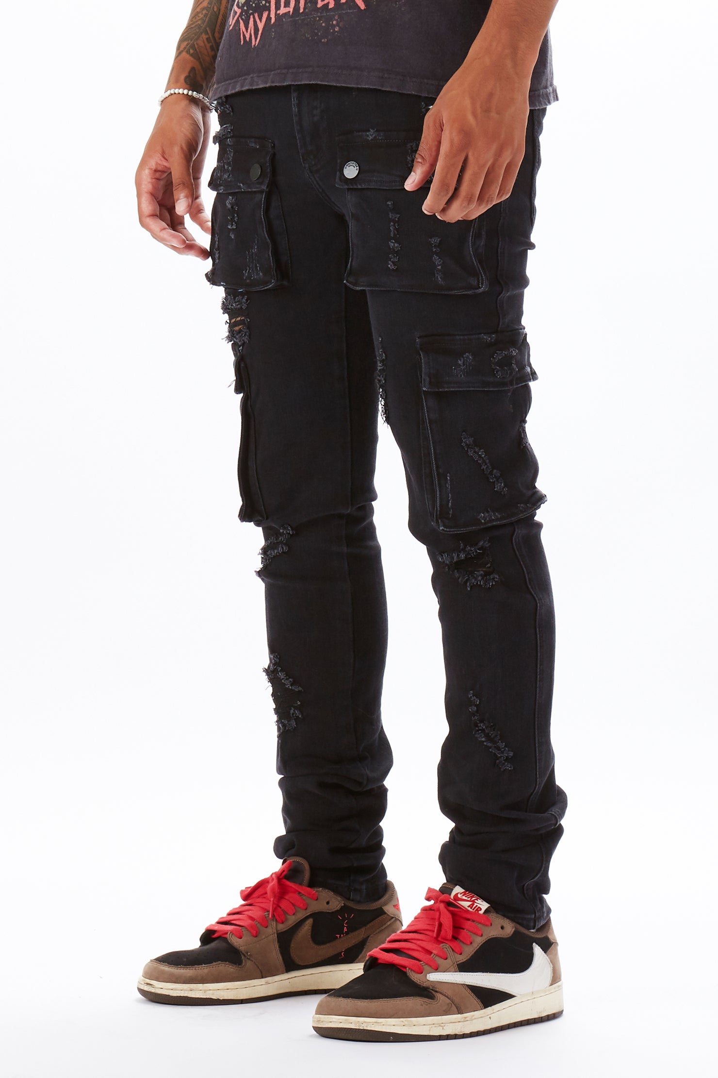 Kap Black Cargo Jean