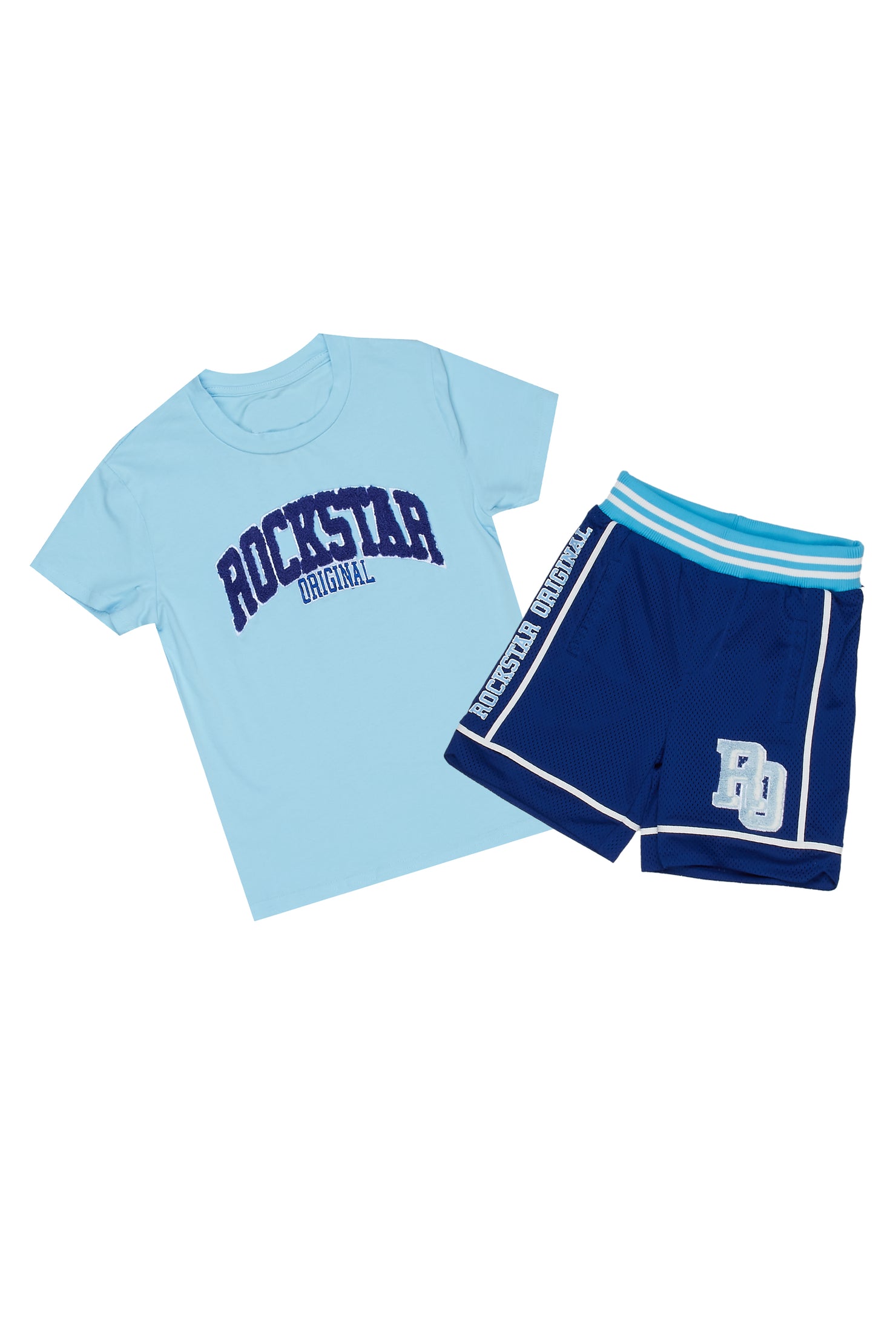 Boys Reno Short Set-Blue