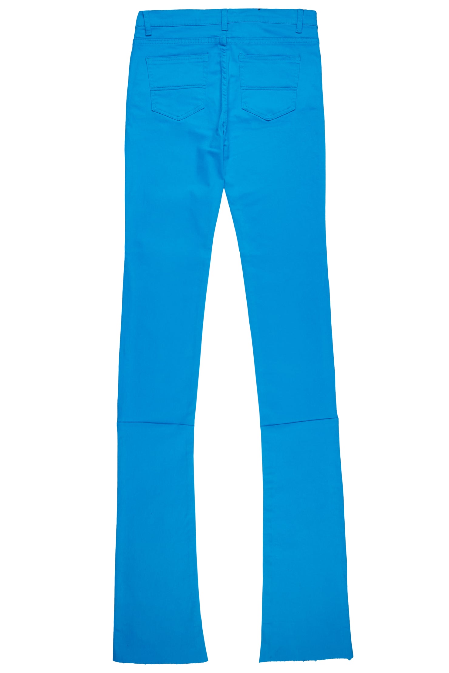 Benett Turquoise Super Stacked Flare Jean