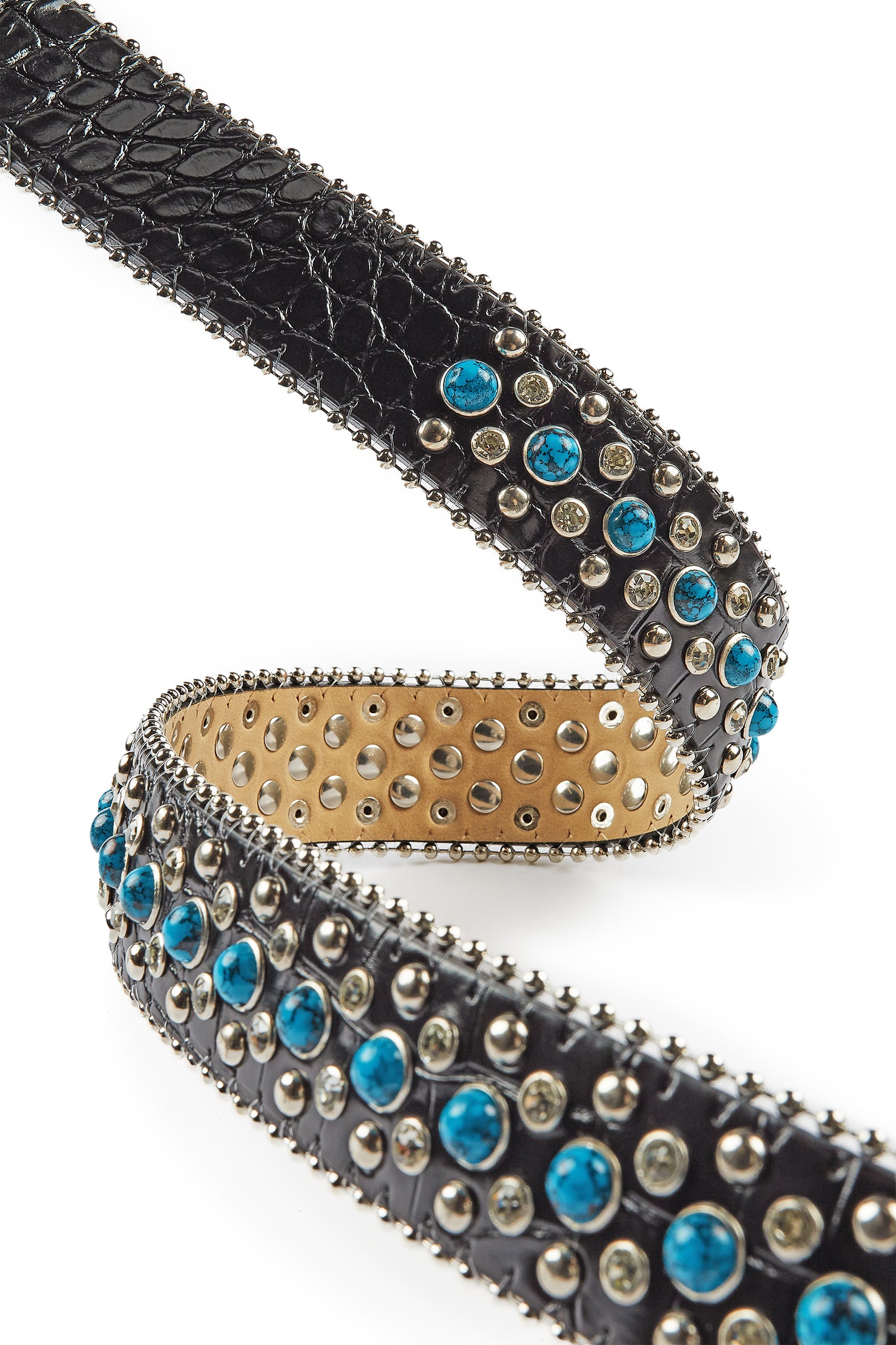 Blaze Rockstar Black/Blue Logo Belt