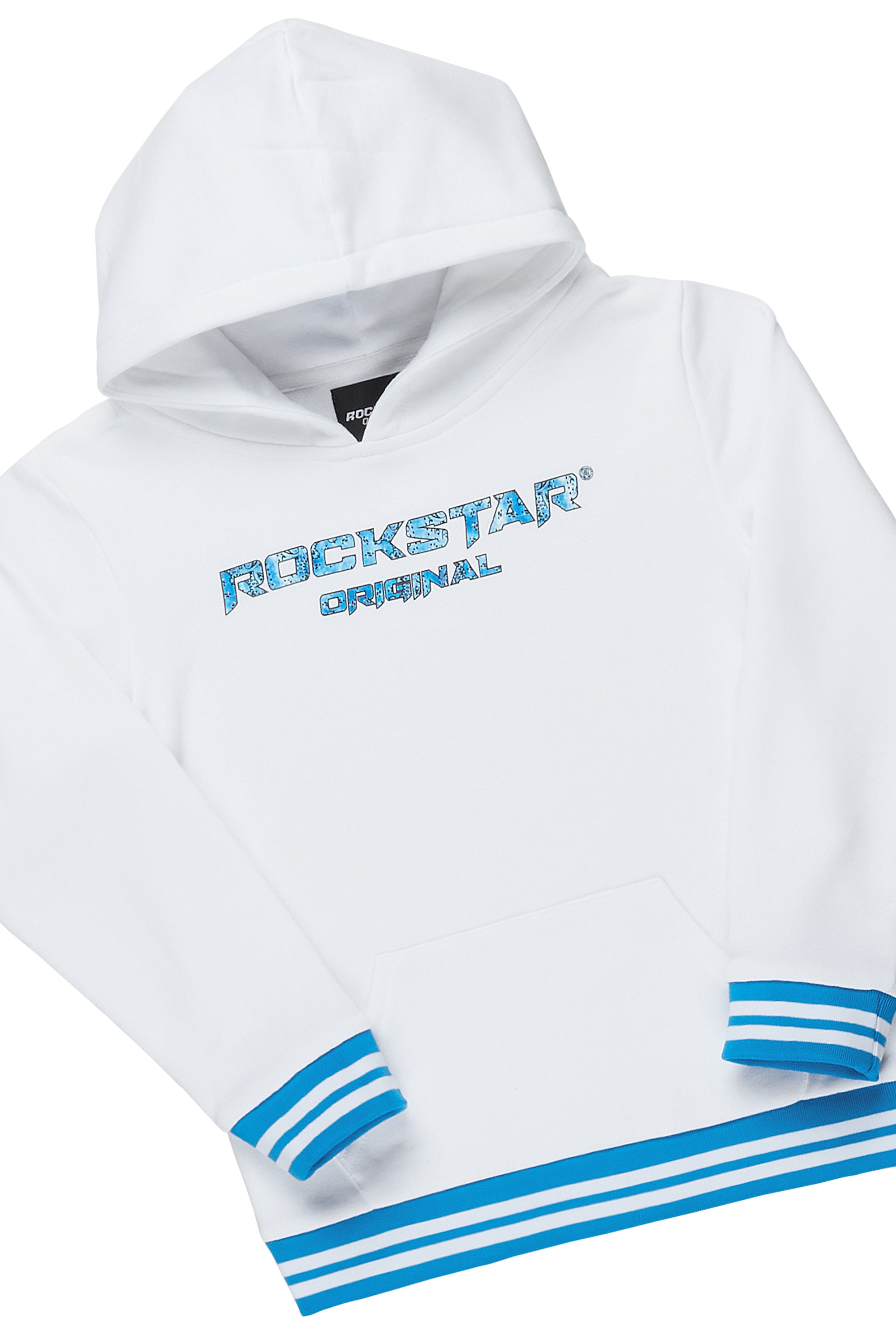 Boys Booker Blue Graphic Hoodie Track Set