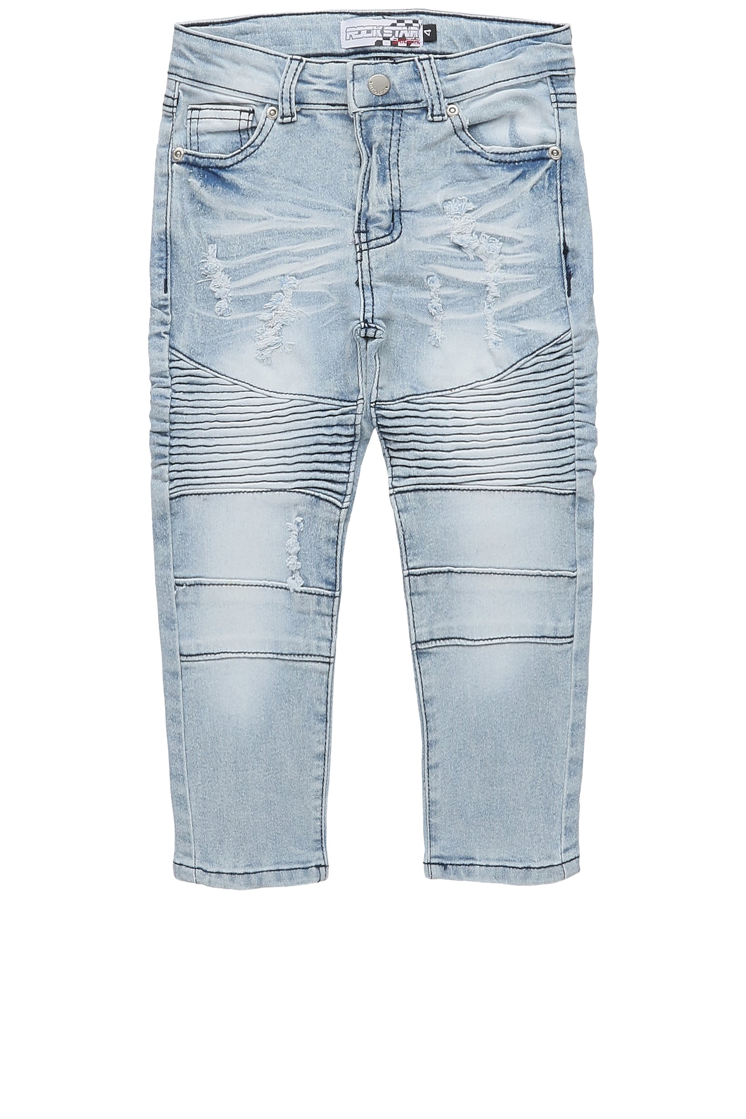 Boys Rhett Blue Biker Jean
