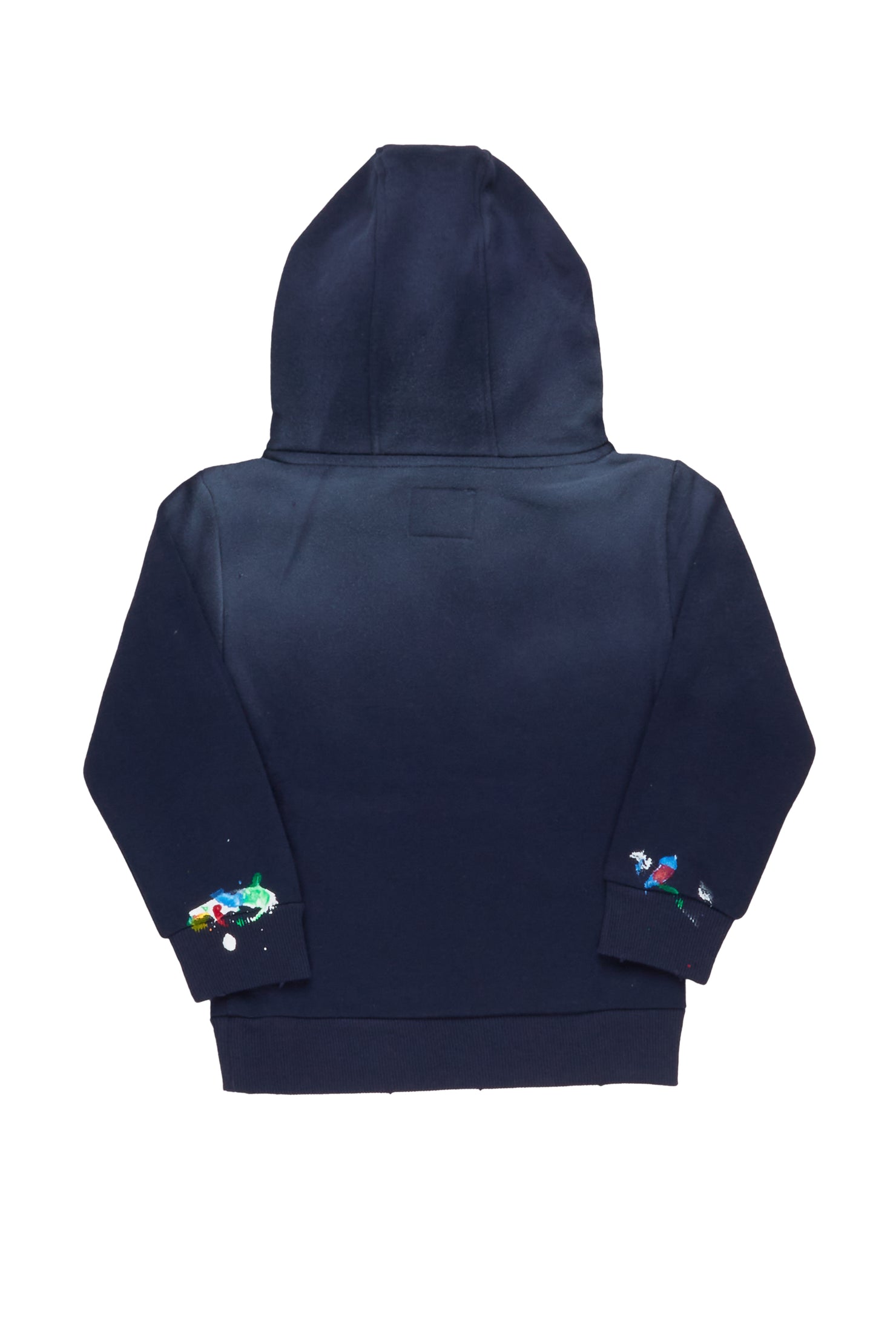 Boys Rockstar Art Dist. Navy Graphic Hoodie