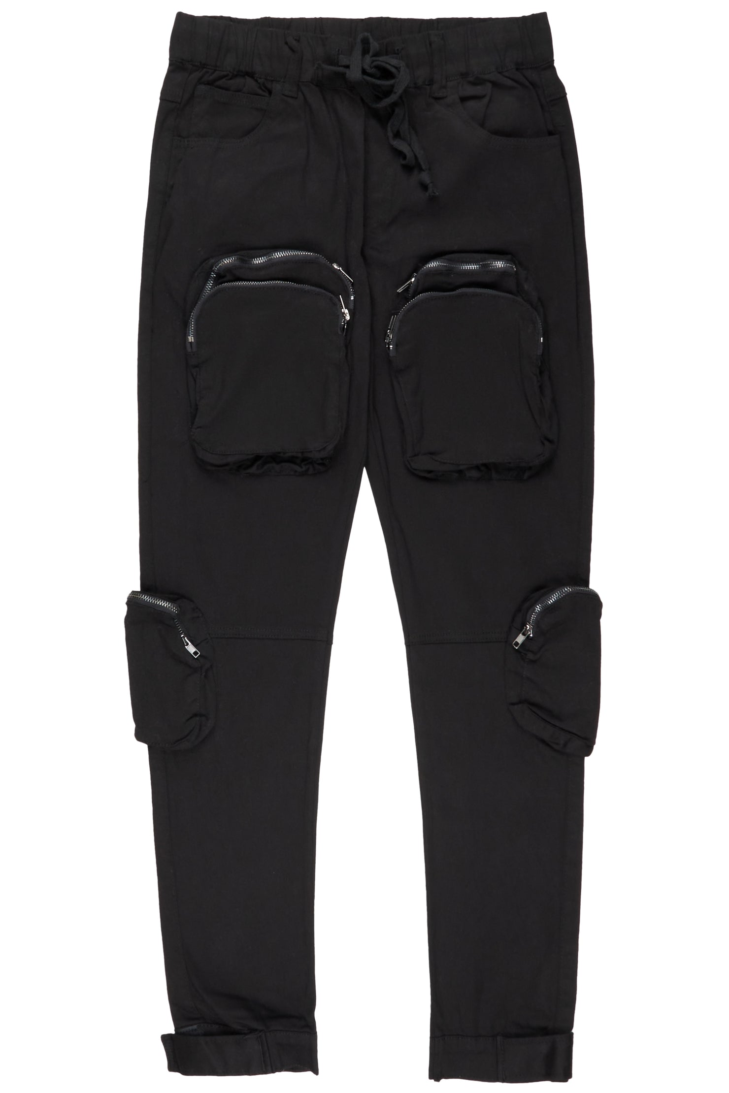 Cain Black Cargo Pants