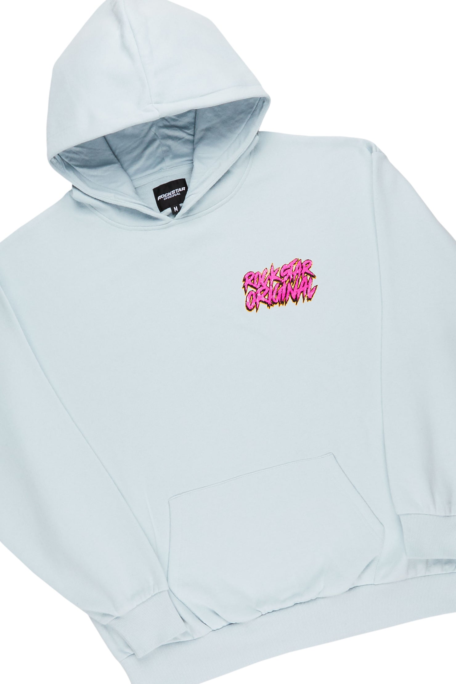 Clava Sky Blue Oversized Hoodie/Flare Trackset