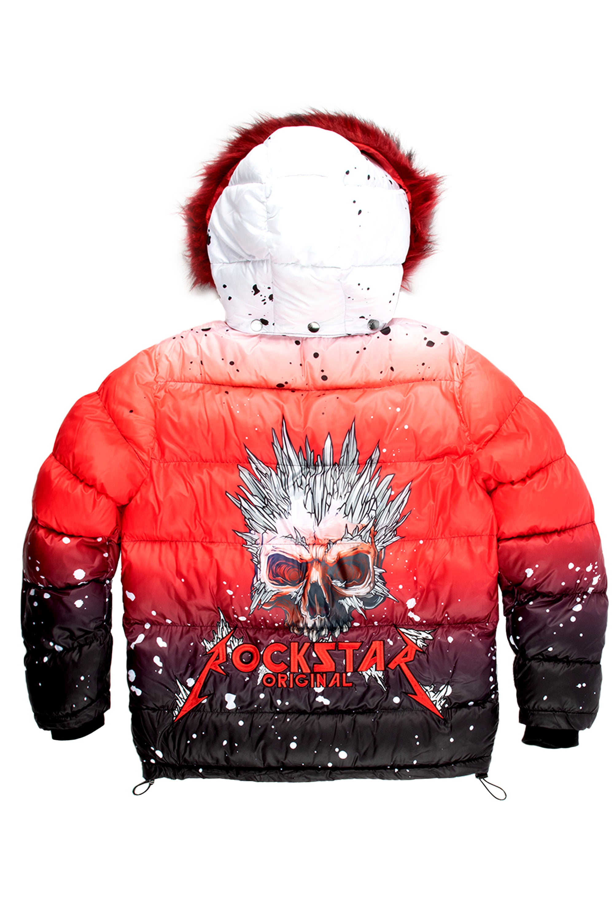 KIDS CURRY 2.0 PUFFER JACKET- RED/BLACK
