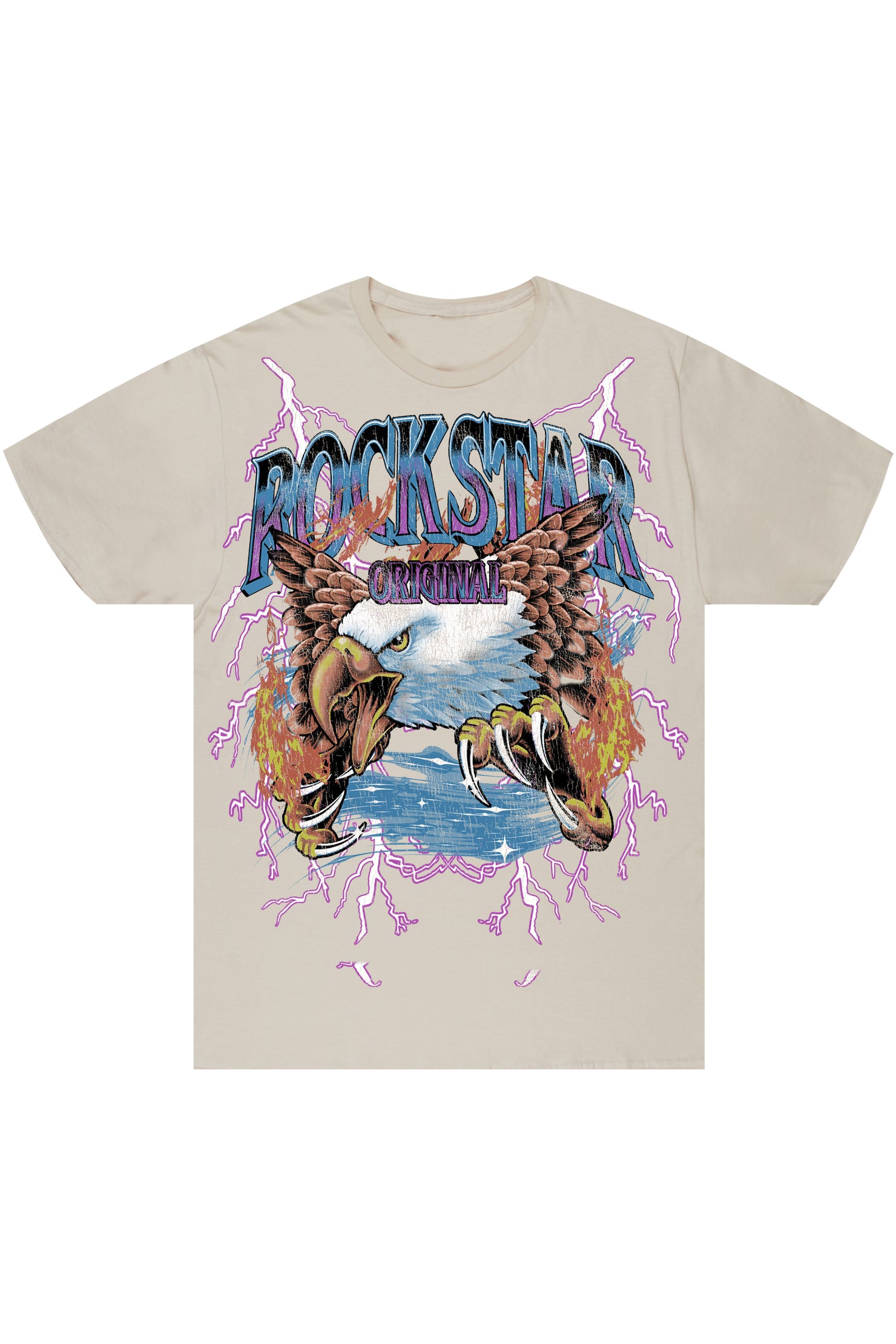 Darken Beige Graphic T-Shirt