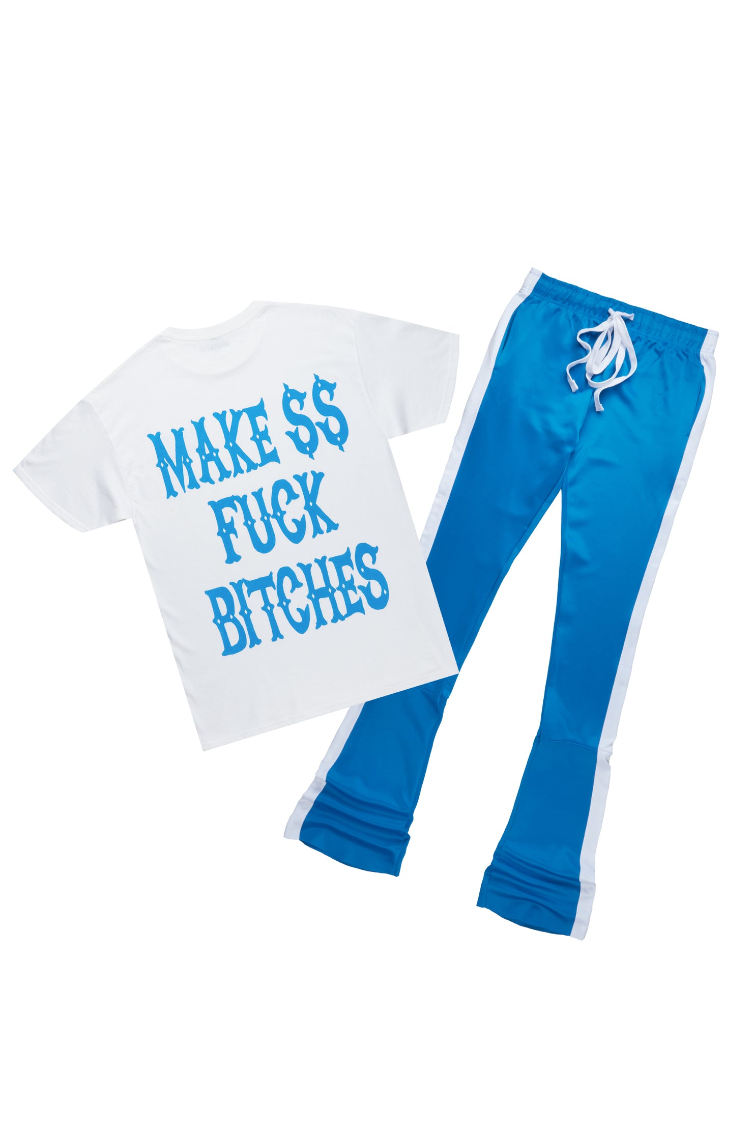 Deeler Blue T-shirt/Super Stacked Set
