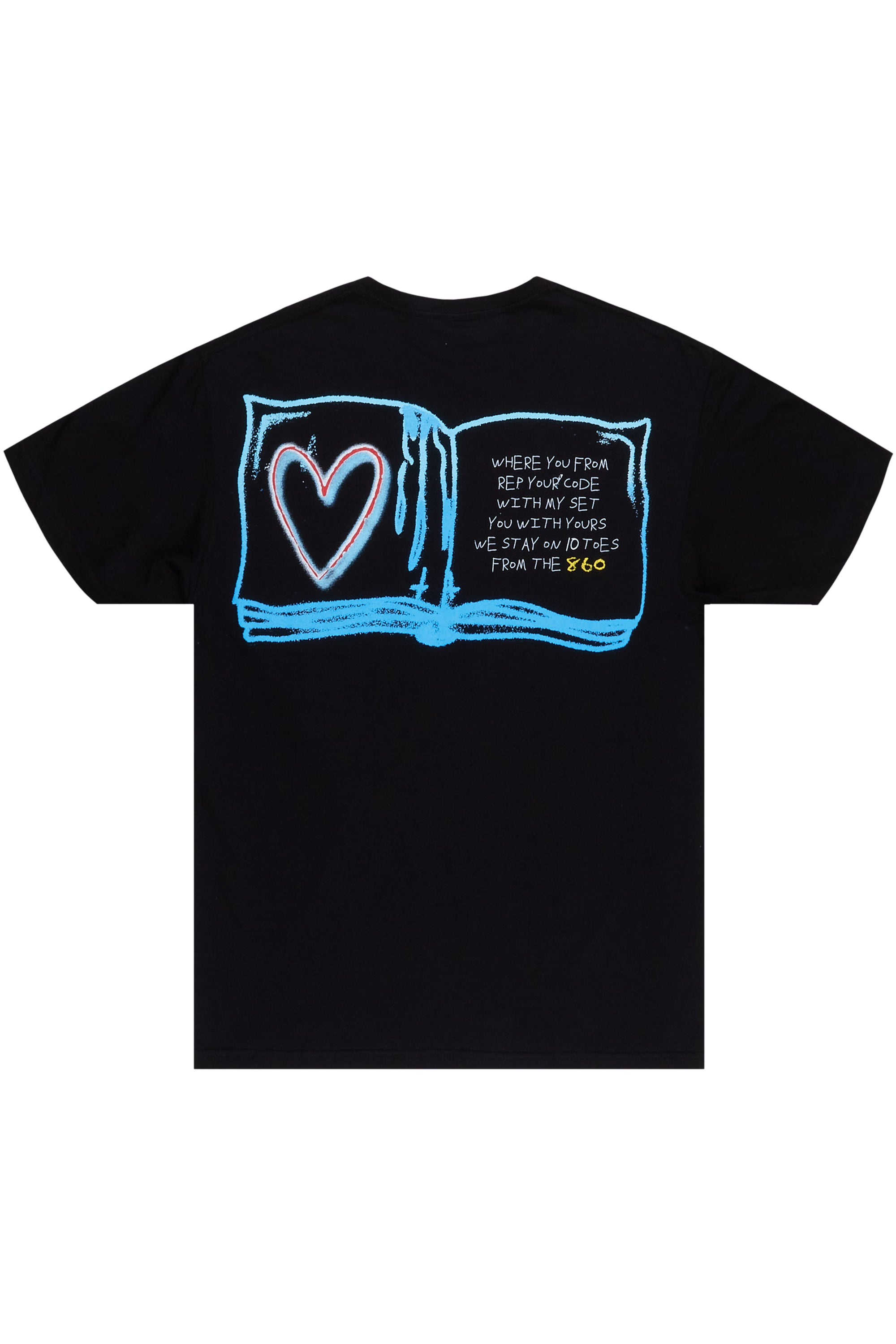 Drummond Black Graphic T-Shirt