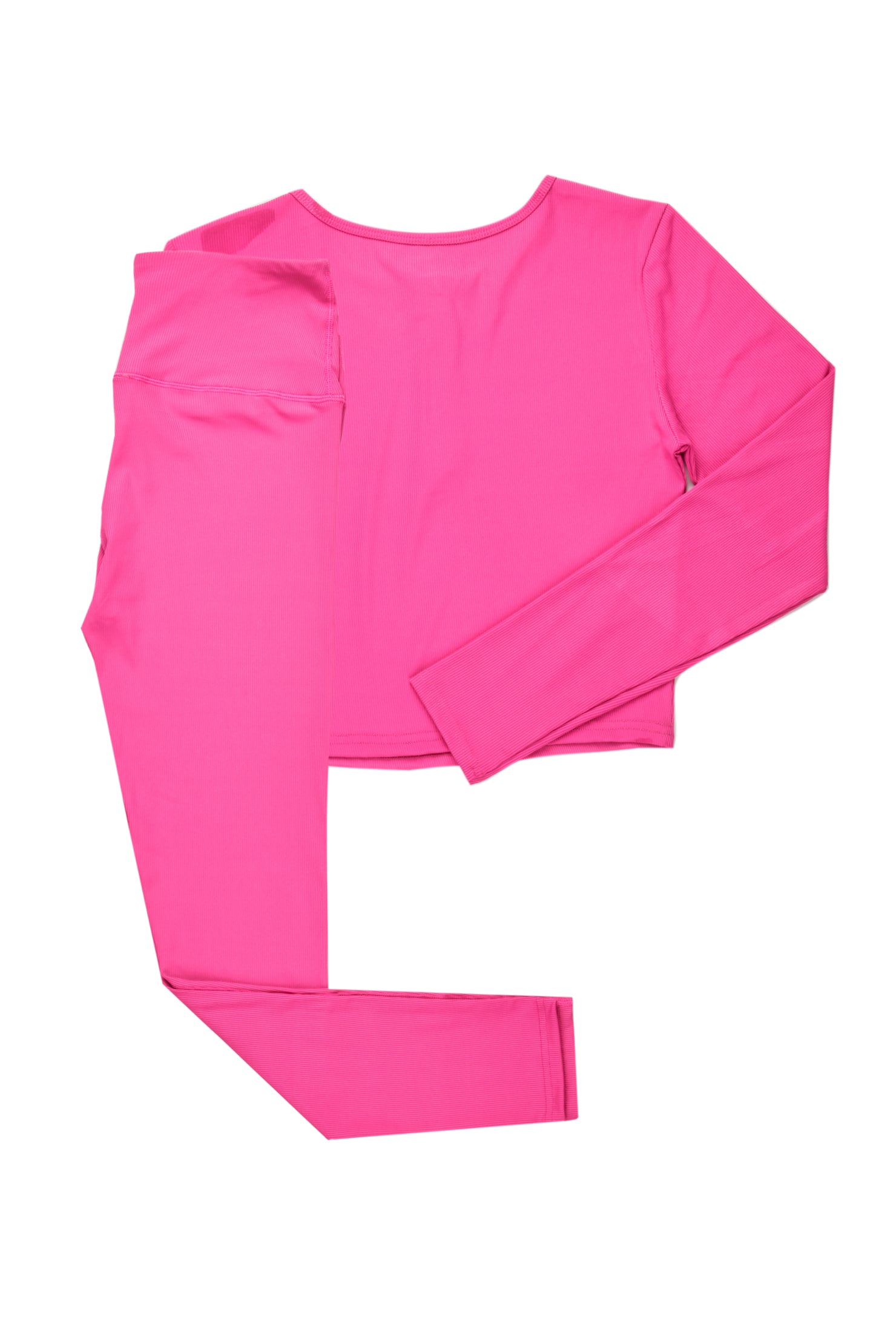 Finley Ribbed Active Set-Pink