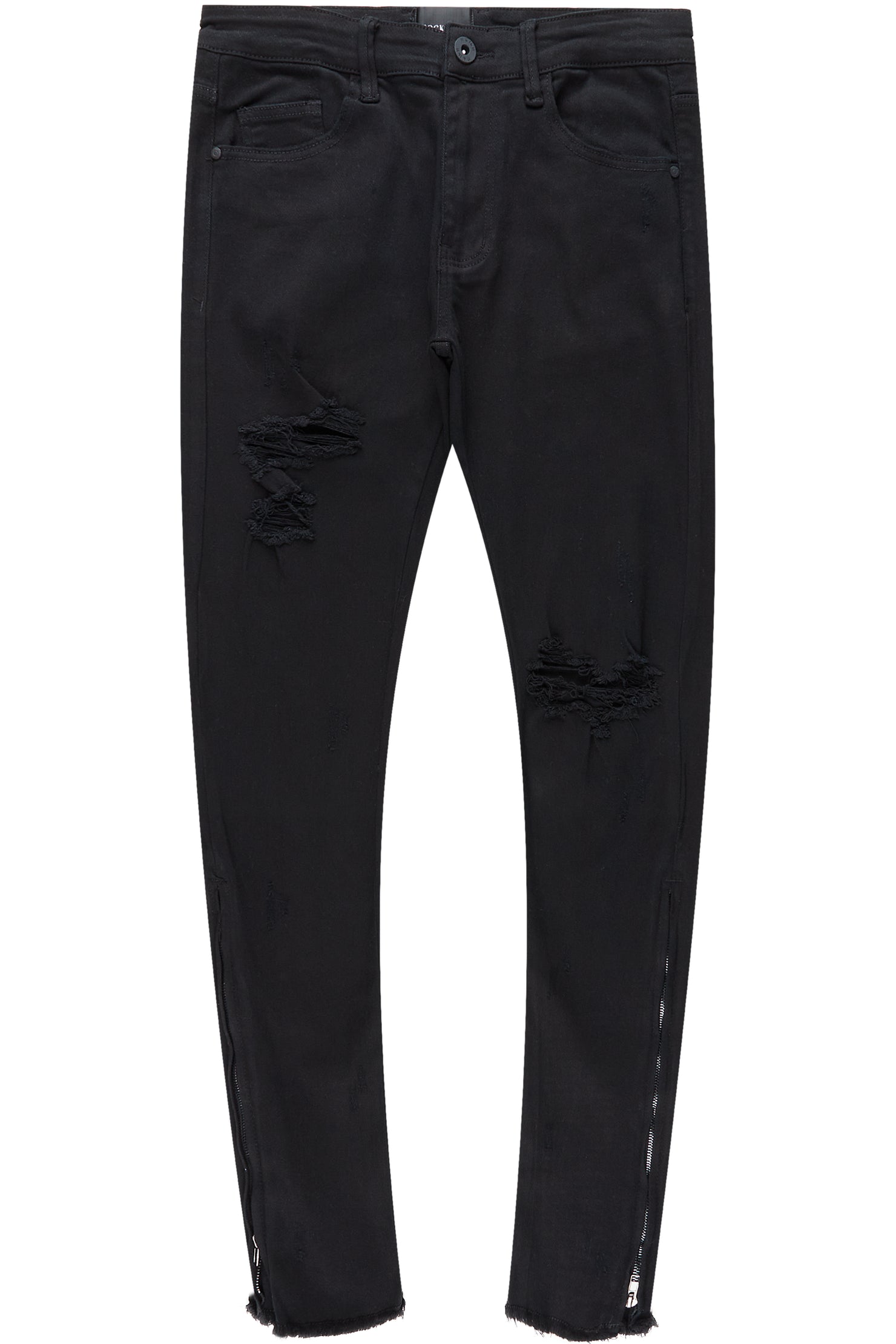 Ferg Black Stacked Flare Jean