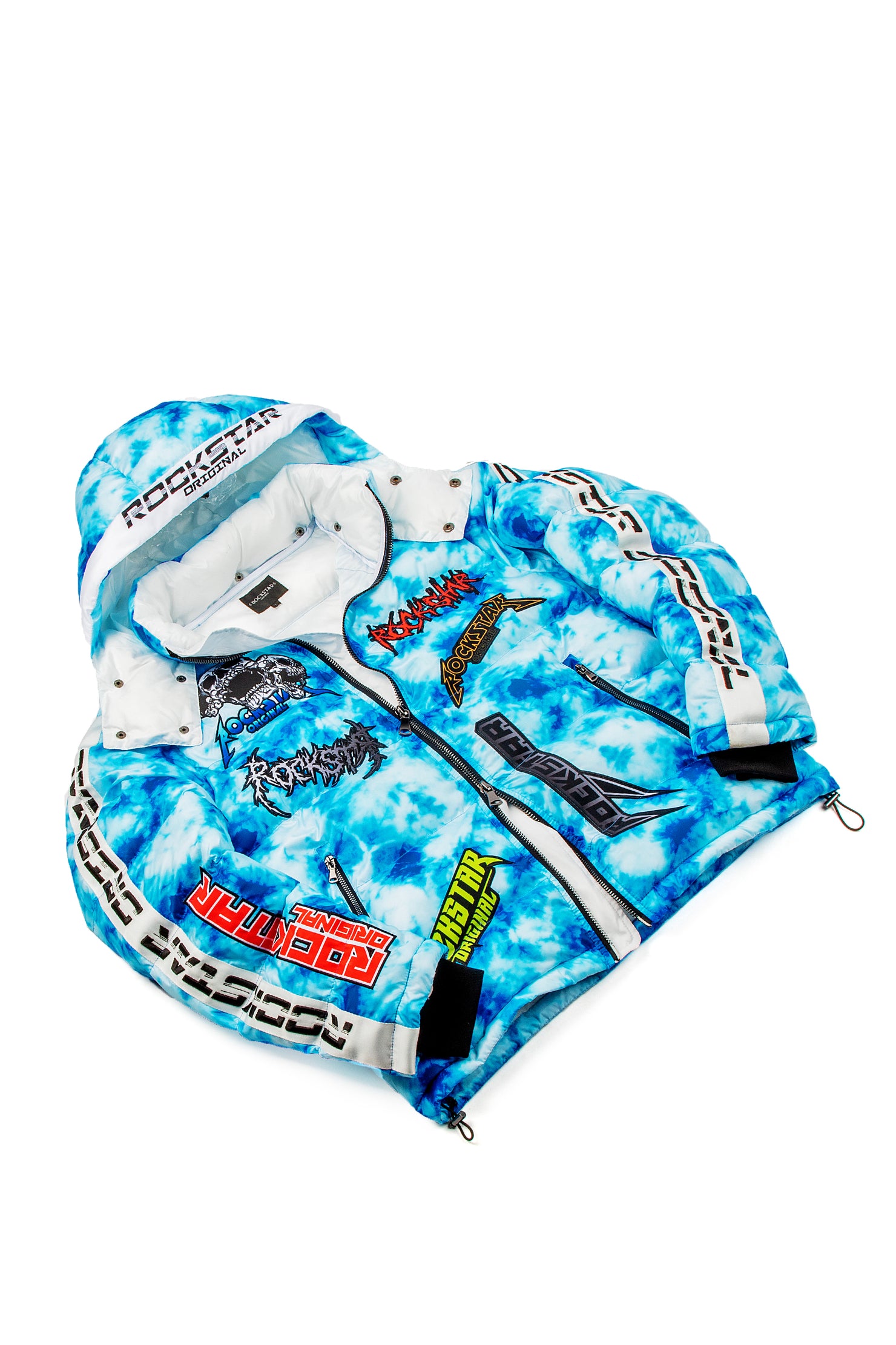 Giovan Puffer Jacket- Blue