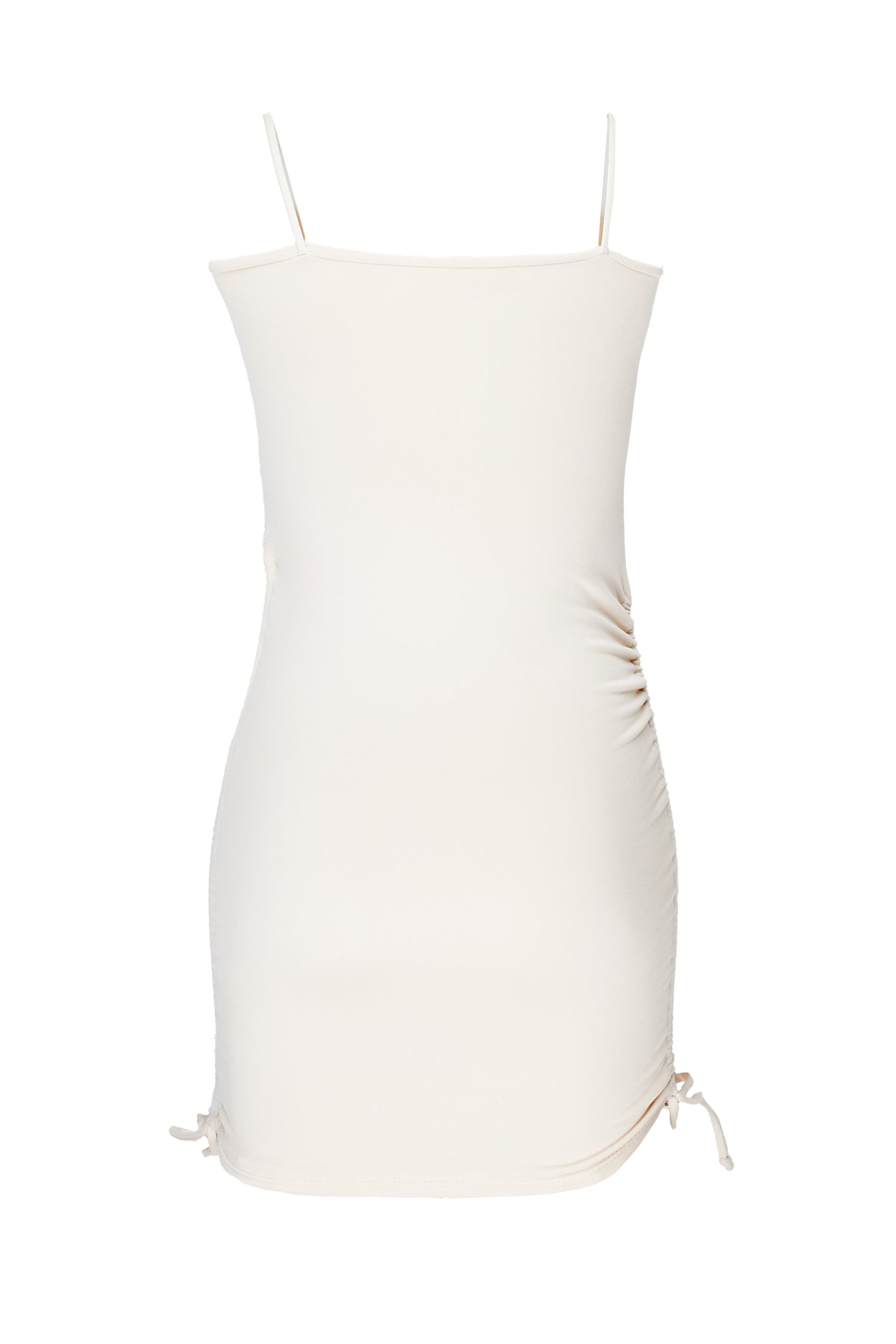 Girls Mimi Beige Strap Dress