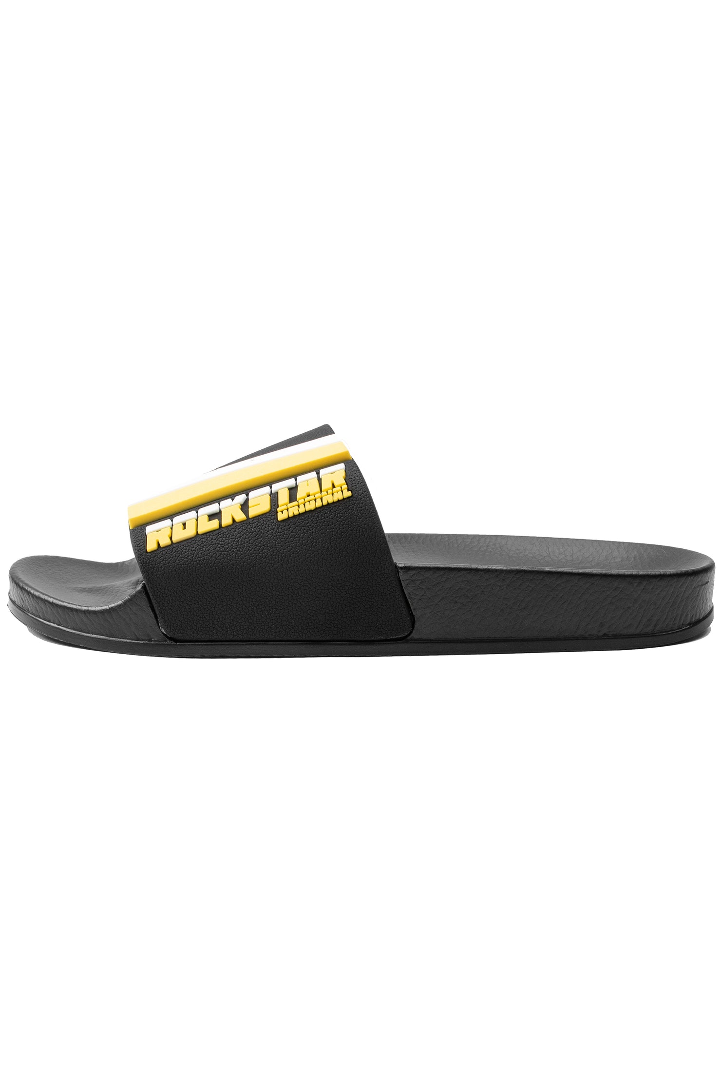 Godfrey Slides- Blk/Yellow