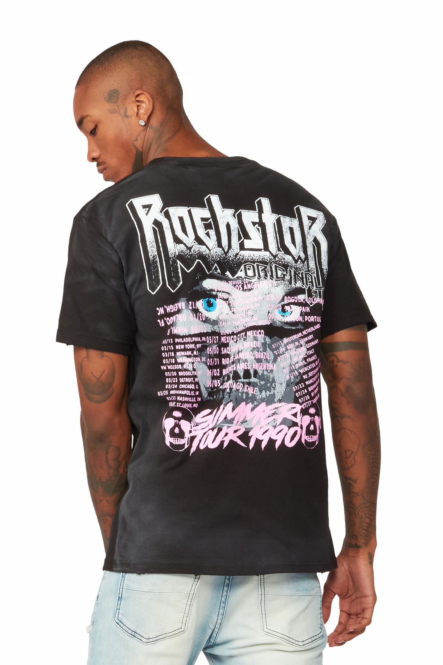 Dastard Black Graphic T-Shirt