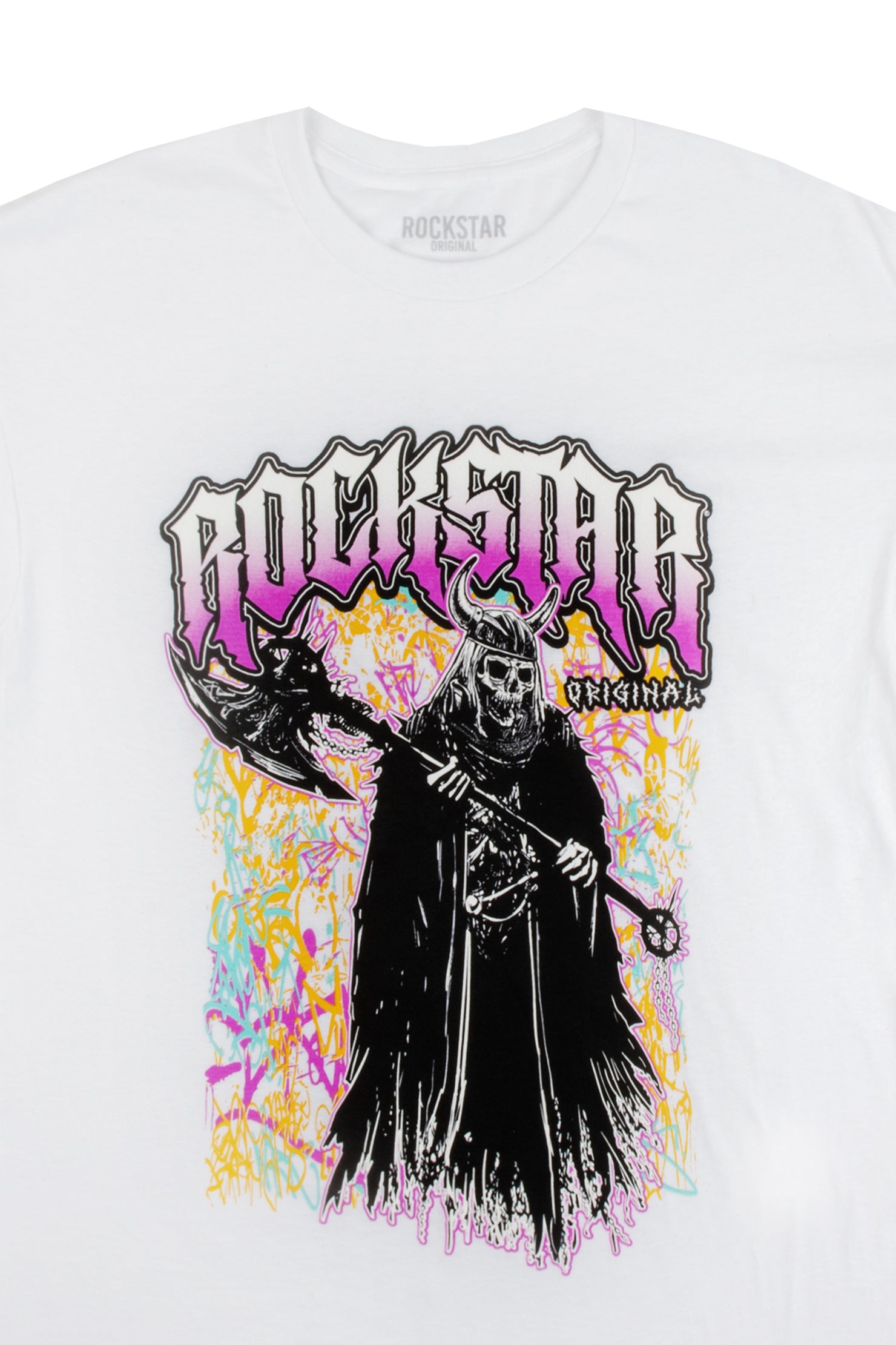 Hutton Graphic T-Shirt-White