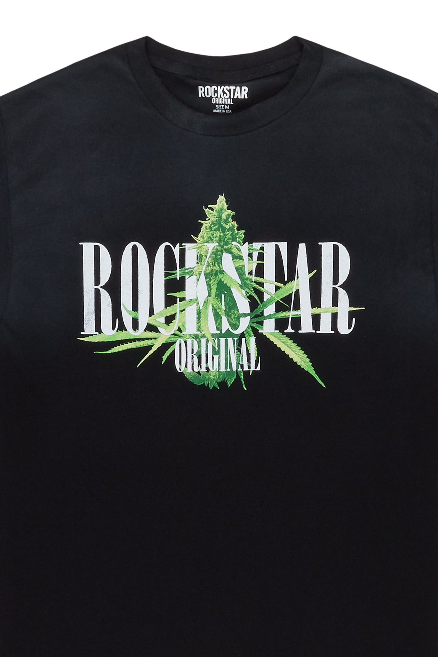 Heven Black Graphic T-Shirt