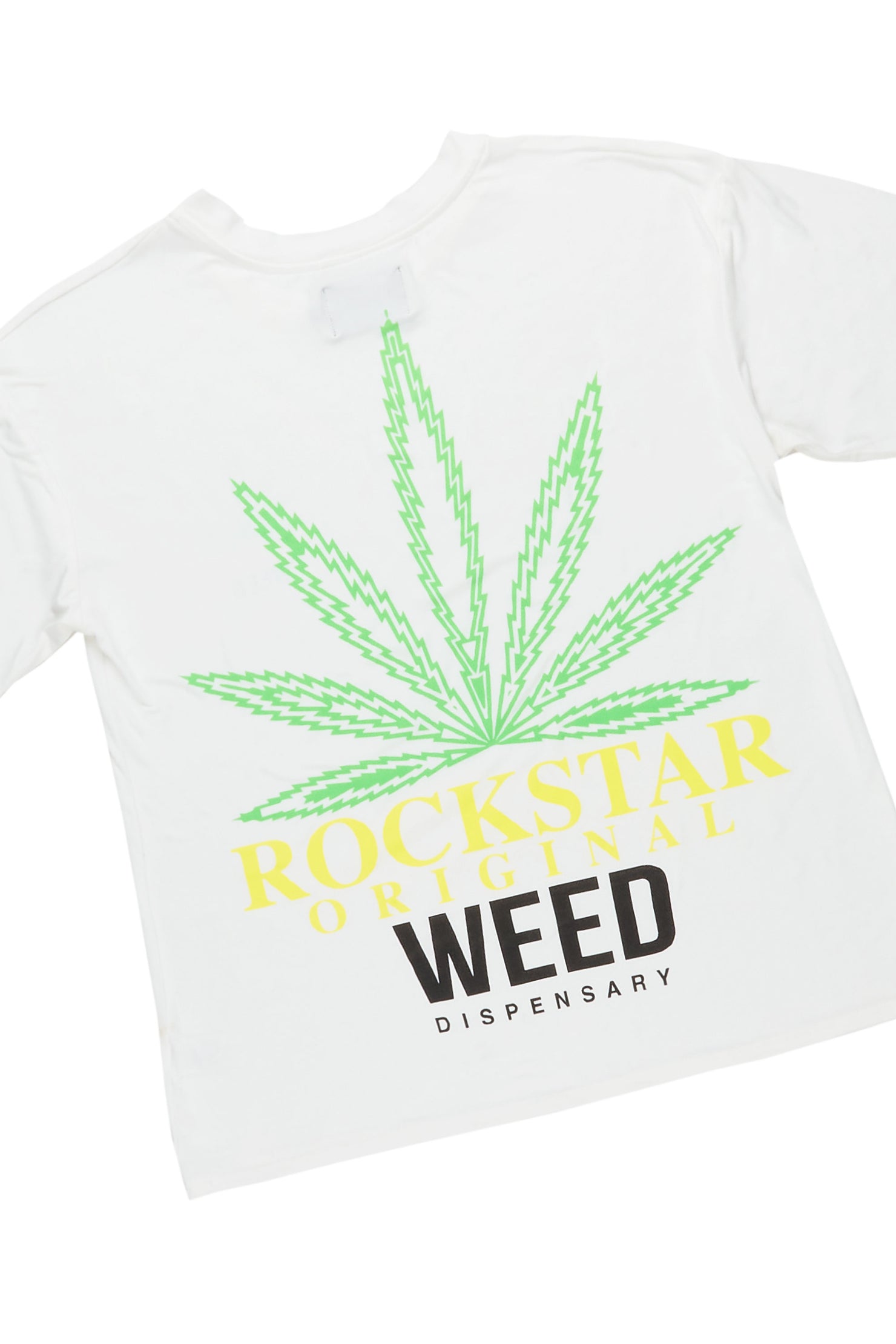 High Like Me White Bike Short Set