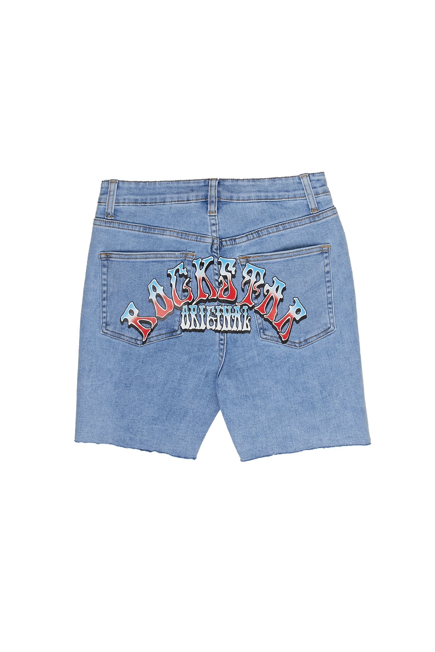 Jayda Bermuda Short-Light Wash