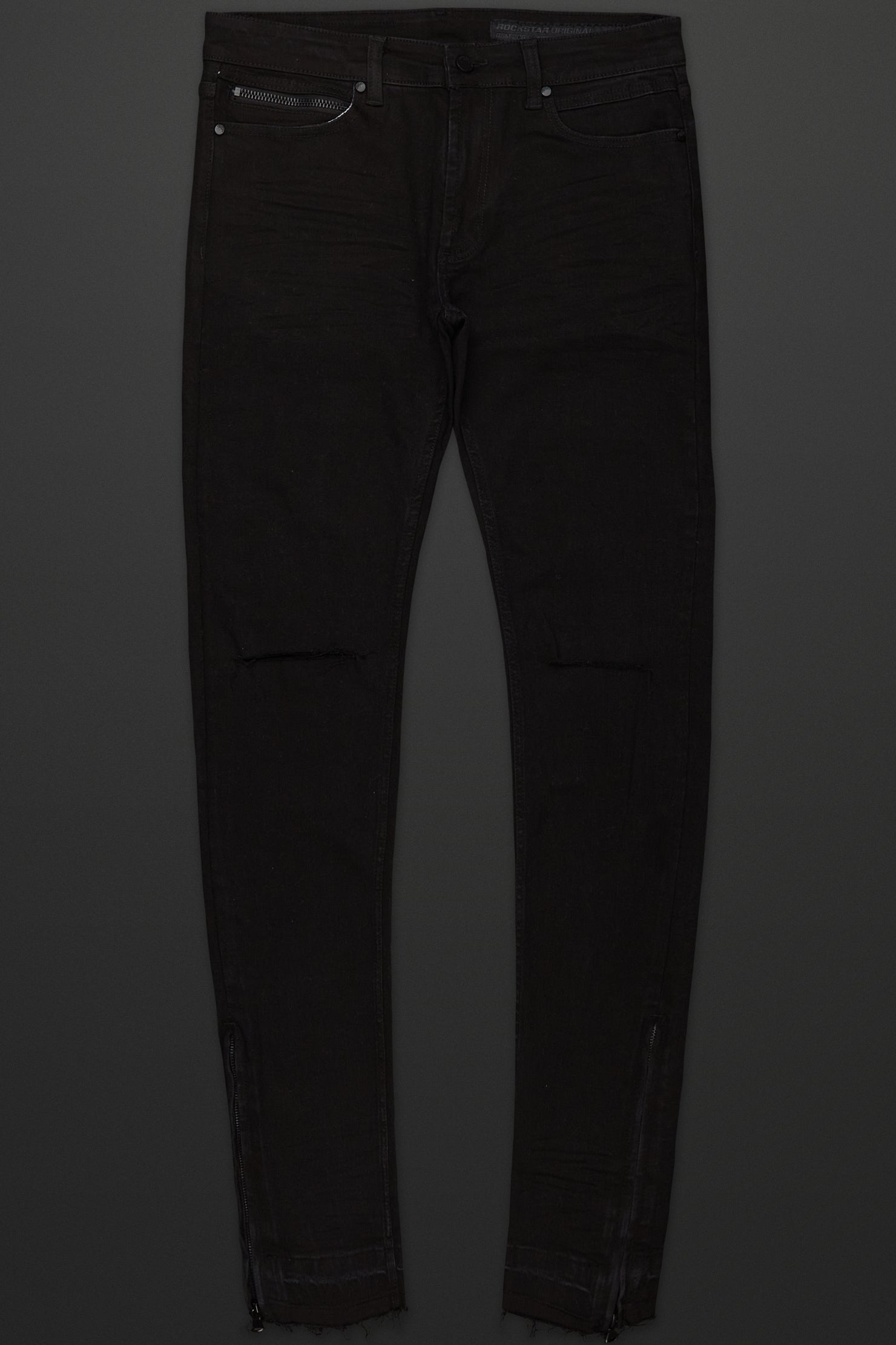 Jaymes Black Stacked Flare Jean