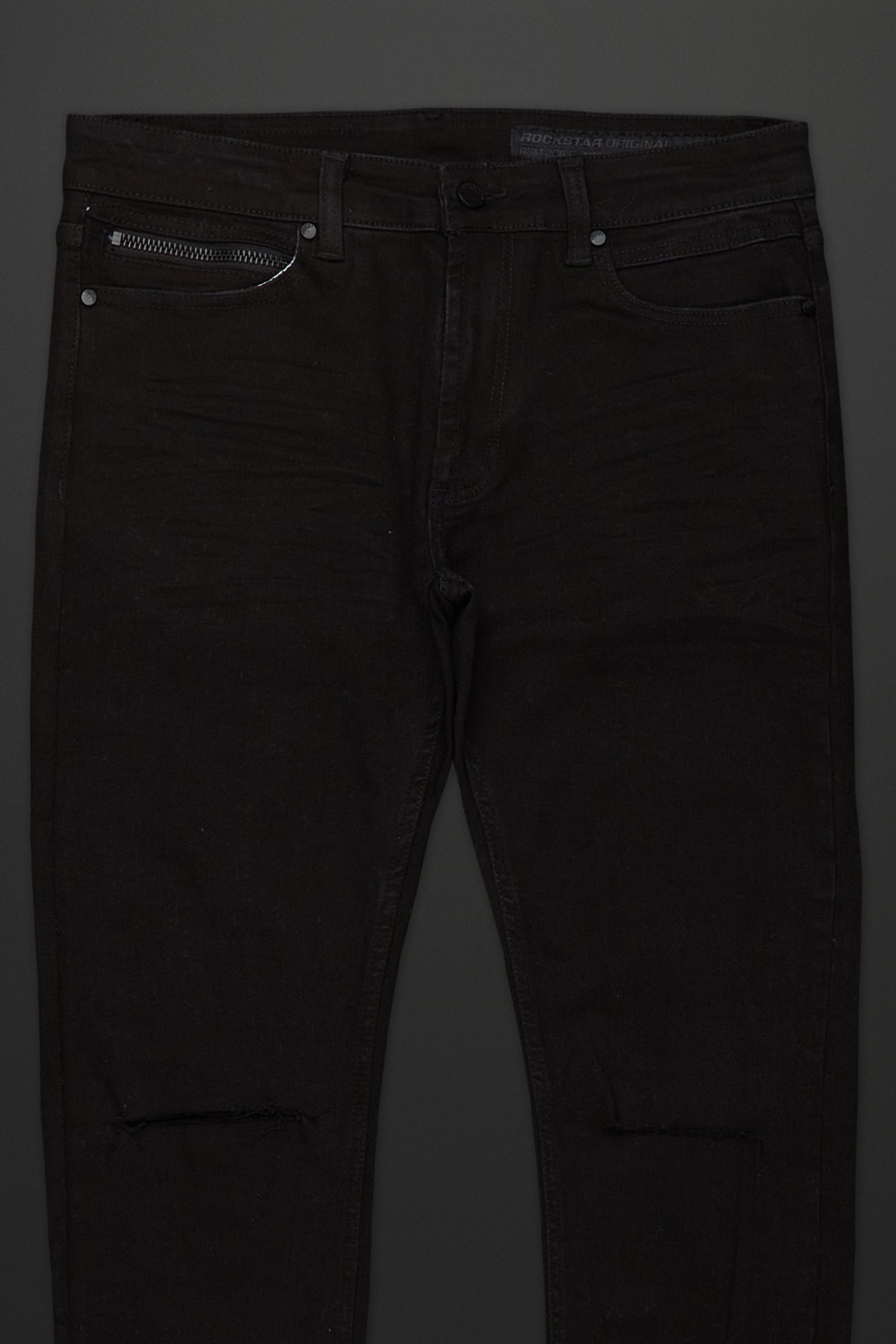 Jaymes Black Stacked Flare Jean