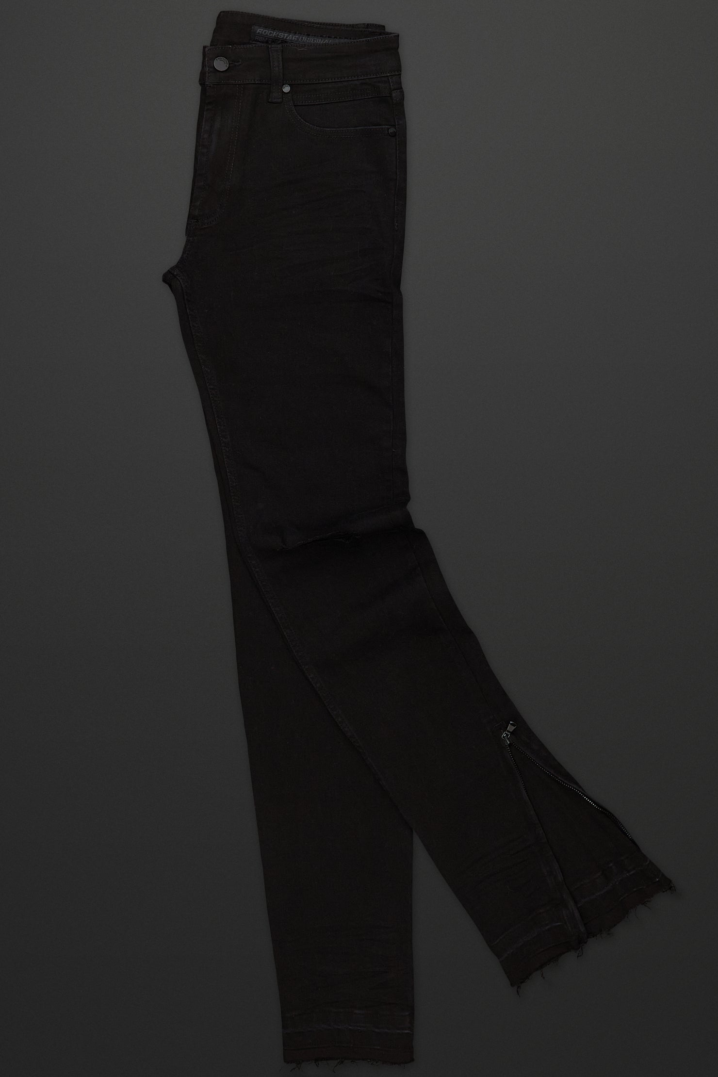 Jaymes Black Stacked Flare Jean