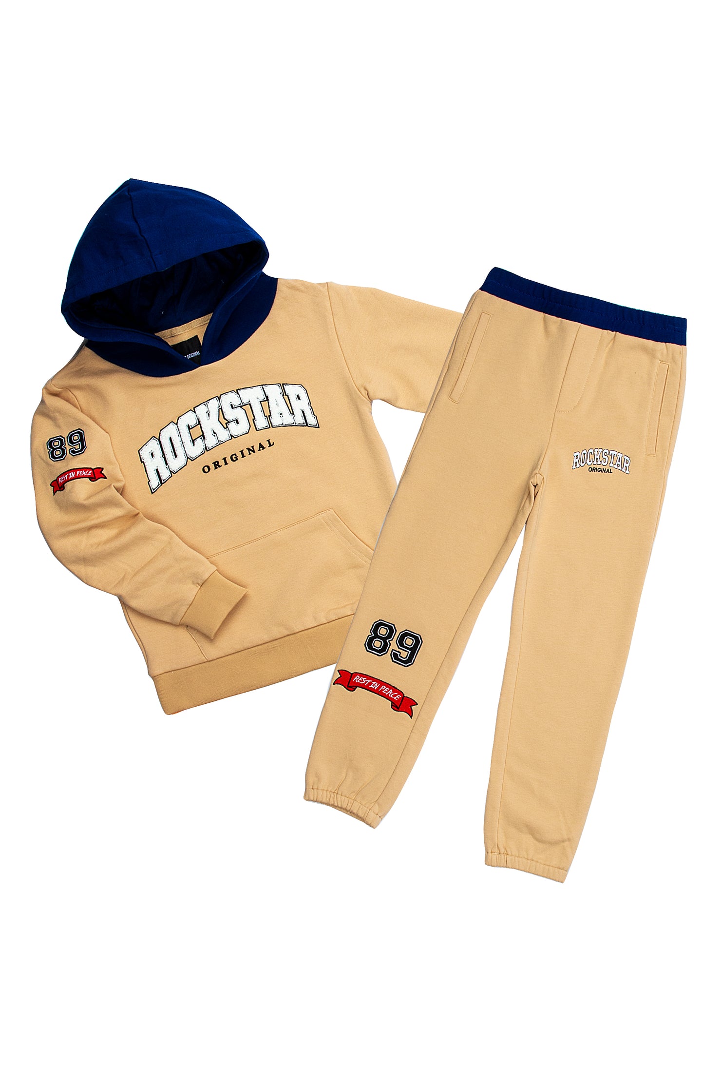 Kids Devin Track Set- Beige