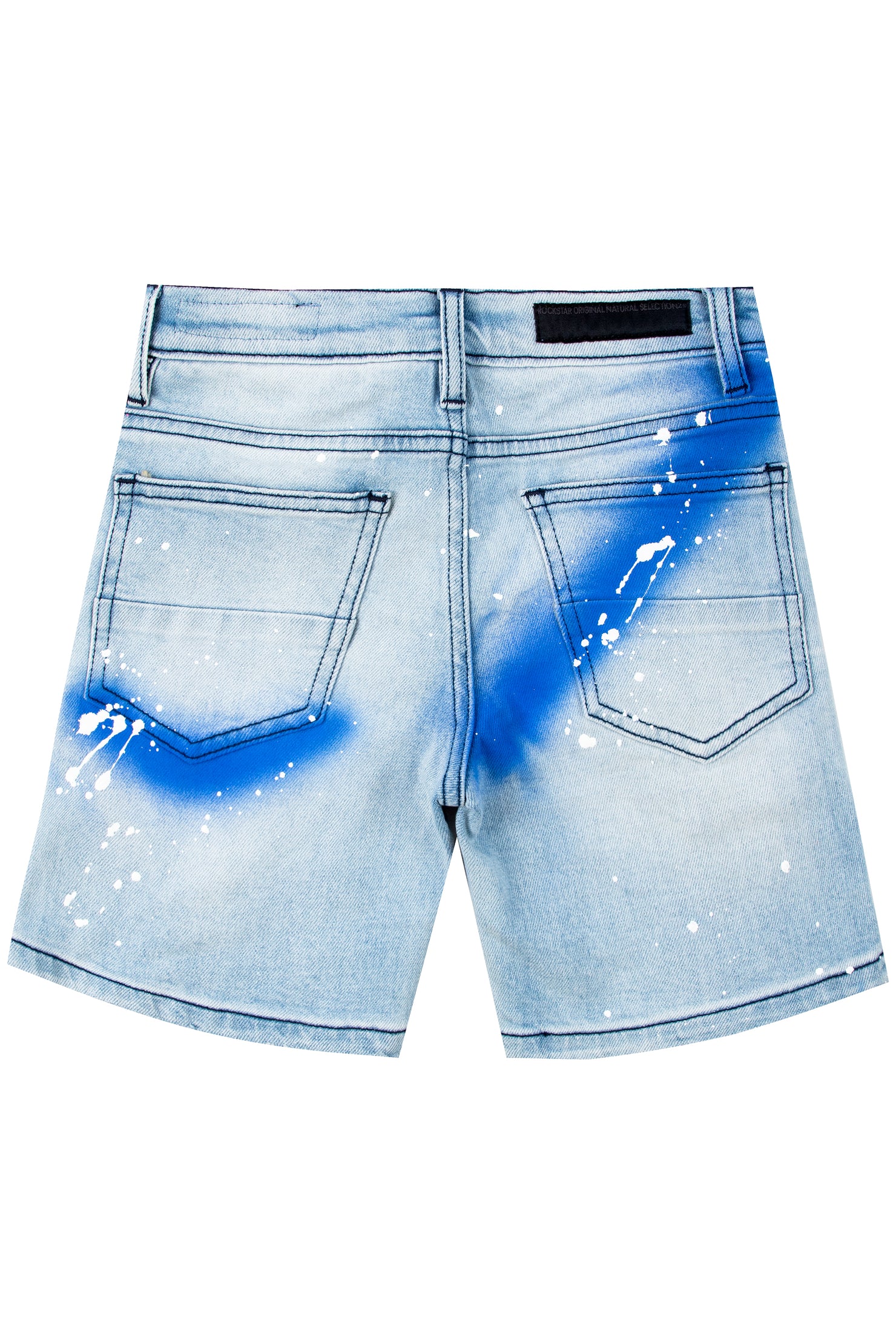 Kids Buck Denim Short-Blue