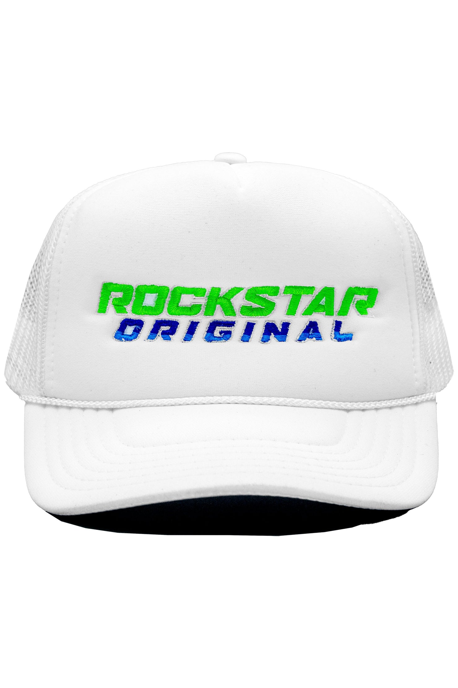 Kids Sable Trucker Hat-White