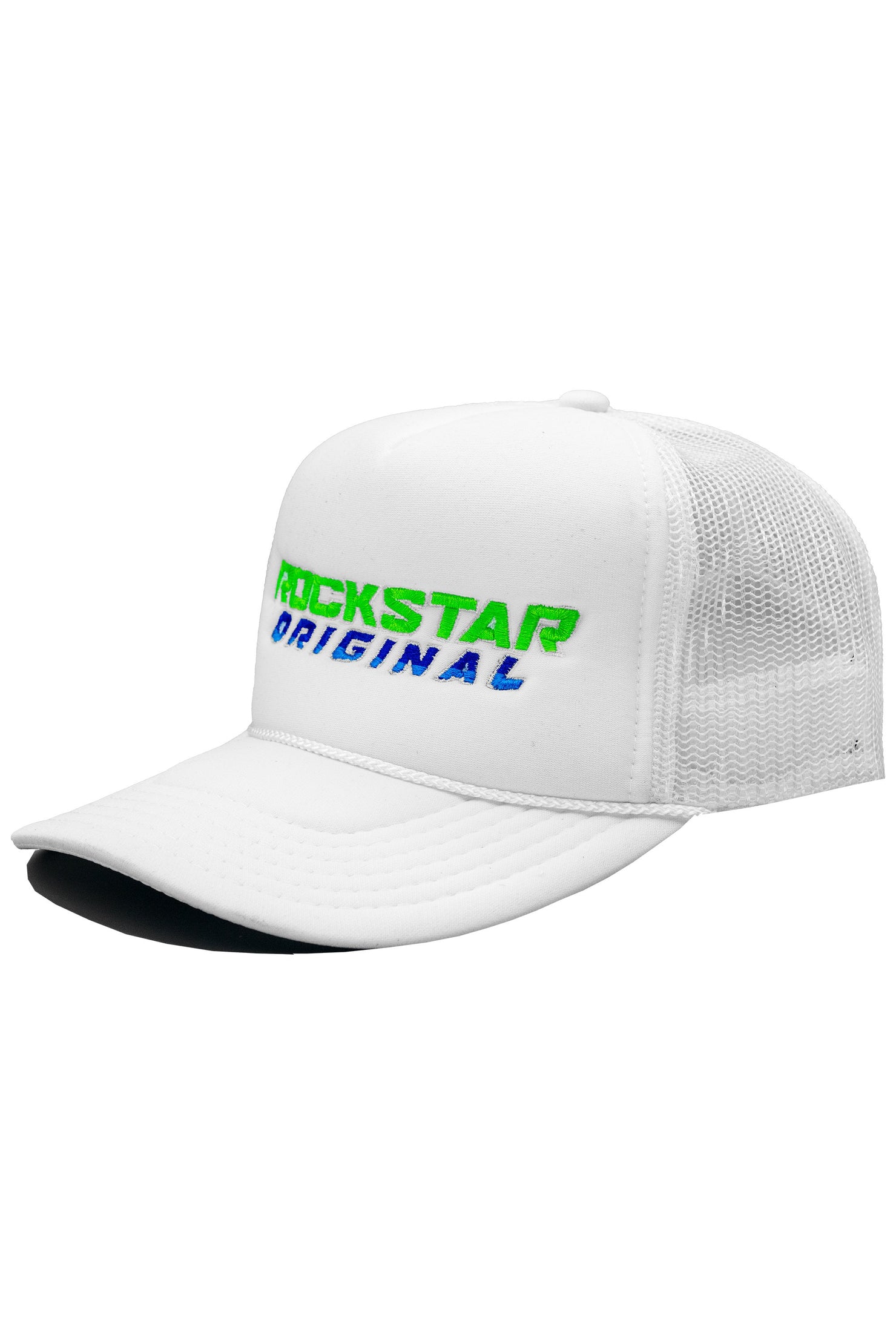 Kids Sable Trucker Hat-White