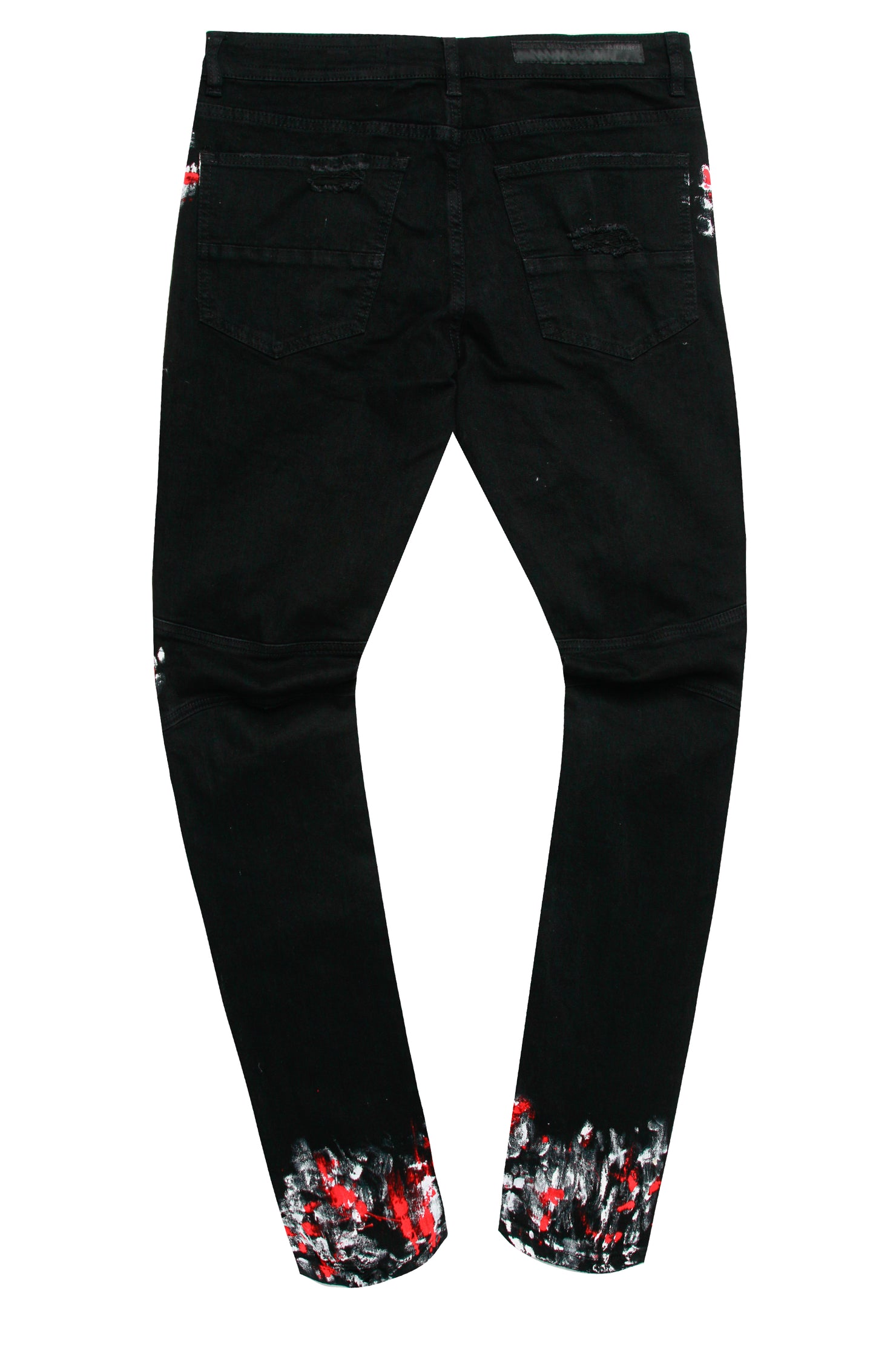 Rockstar Original, Jeans, Rockstar Original Red Lettering Embroidery Black  Denim Jeans