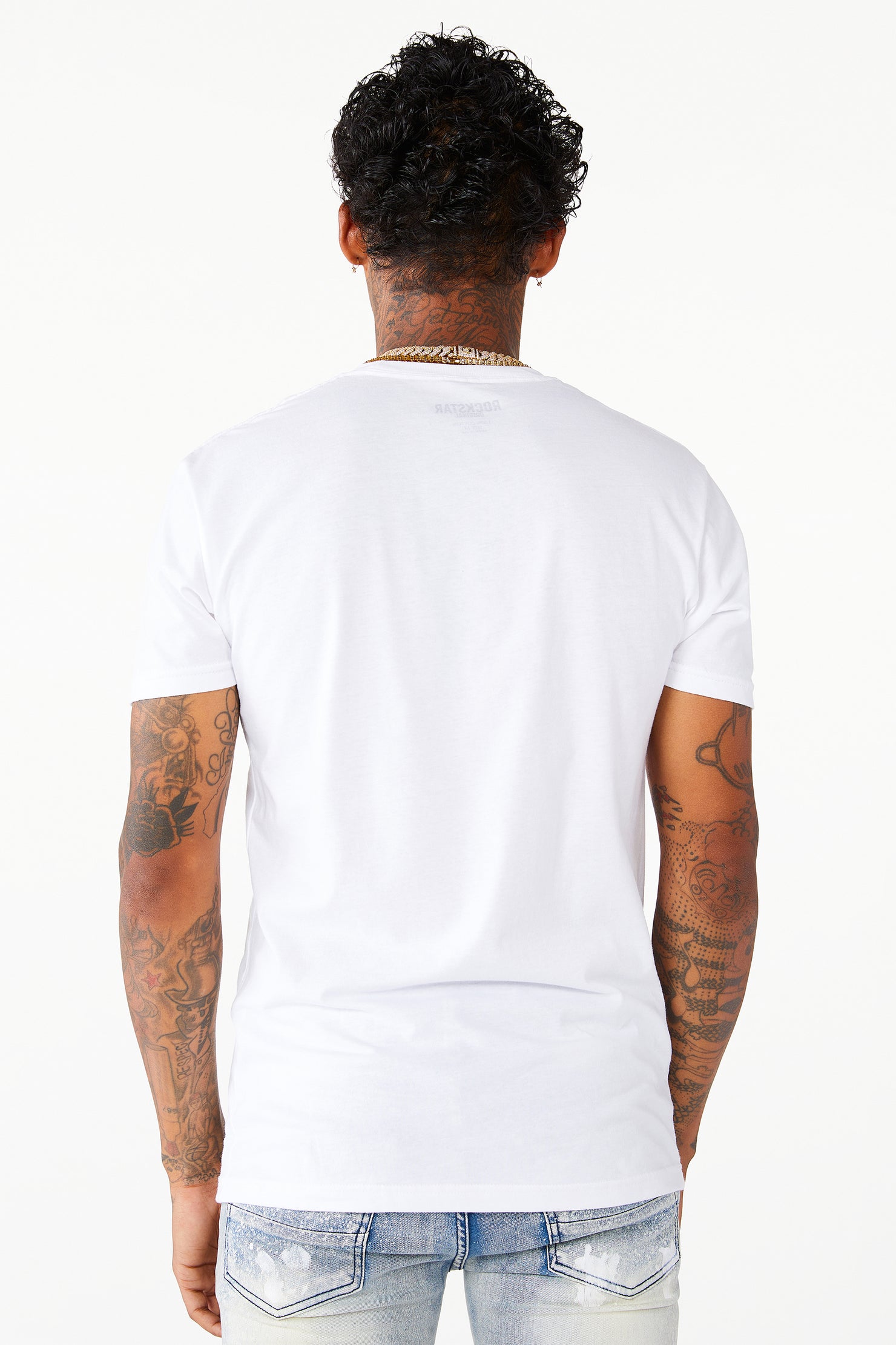Octavio Printed T-Shirt-White