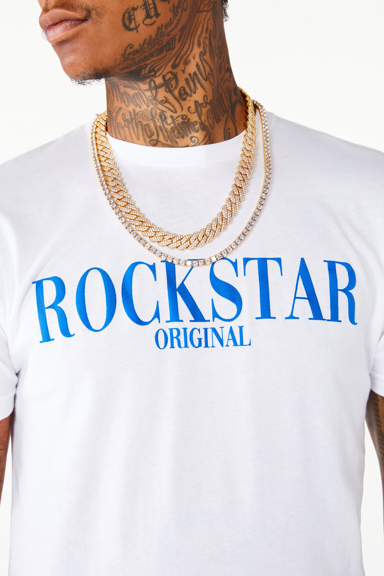 Octavio Printed T-Shirt-White