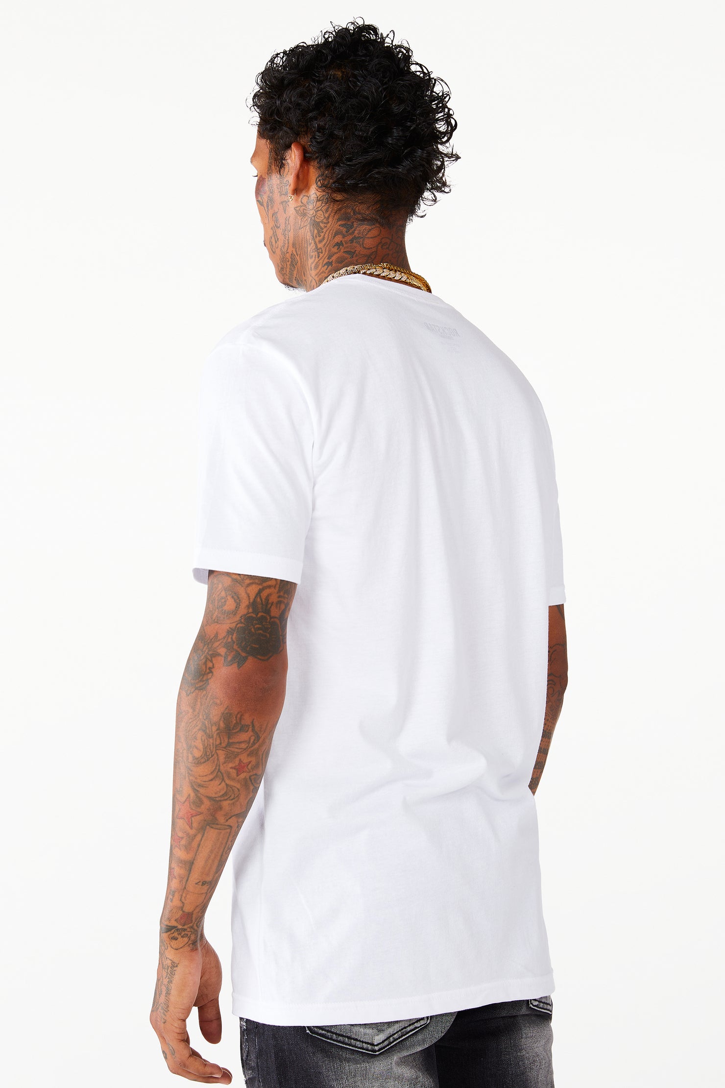 Diogo Printed T-Shirt- White