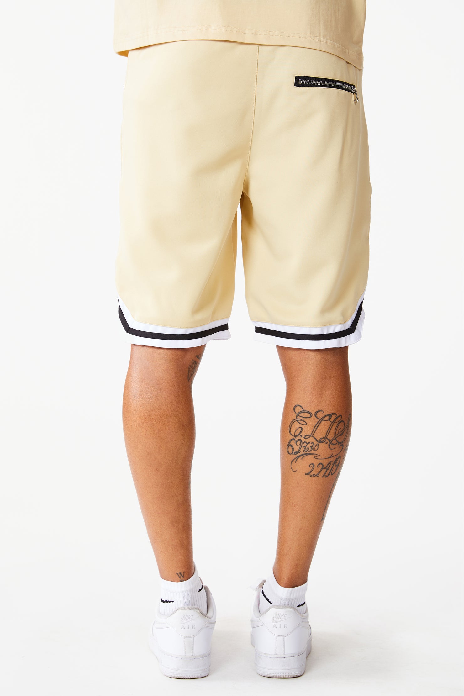 Corey Short Set-Beige
