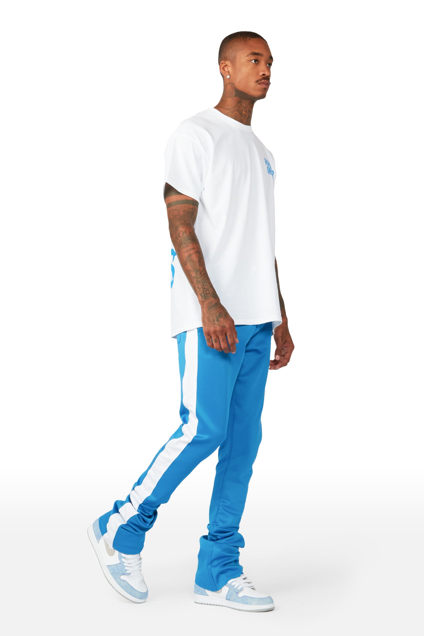 Deeler Blue T-shirt/Super Stacked Set